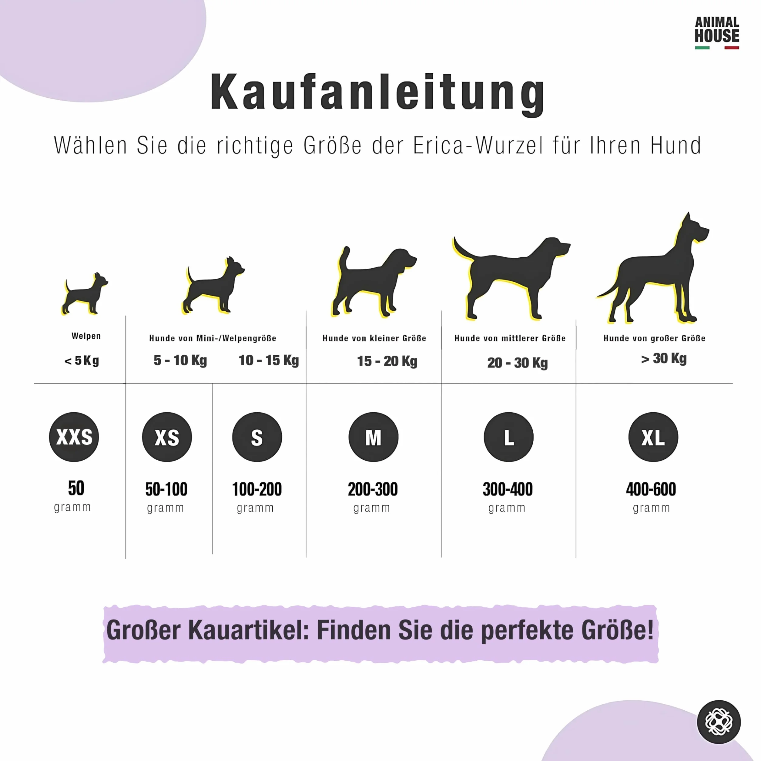 Korzeń wrzosu dla psów Naturalne żucie Antystresowy Odporne i trwałe (S)