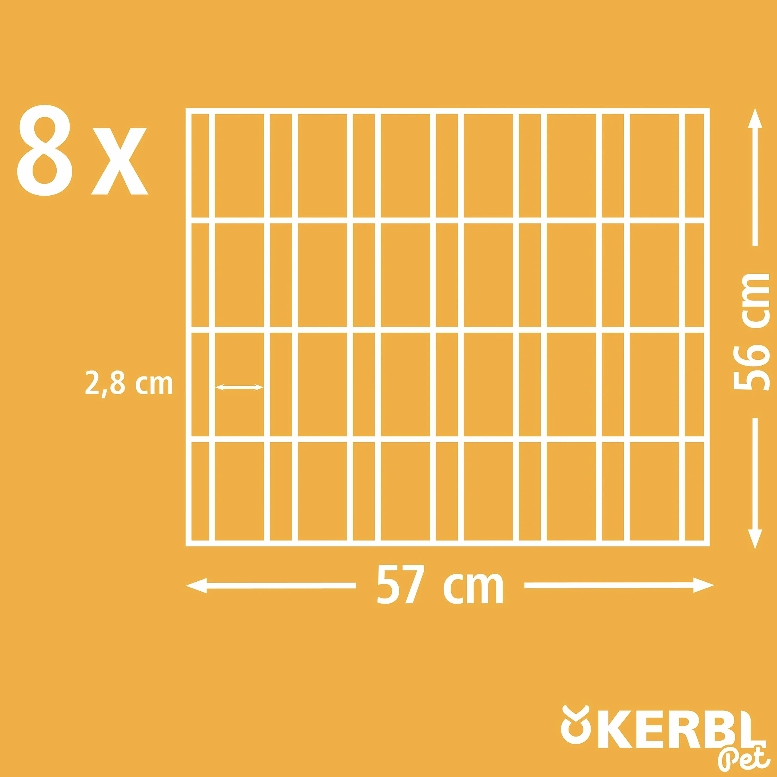 Kerbl Pet Wybieg dla Zwierząt ⌀ 143 cm Srebrny Niebieski