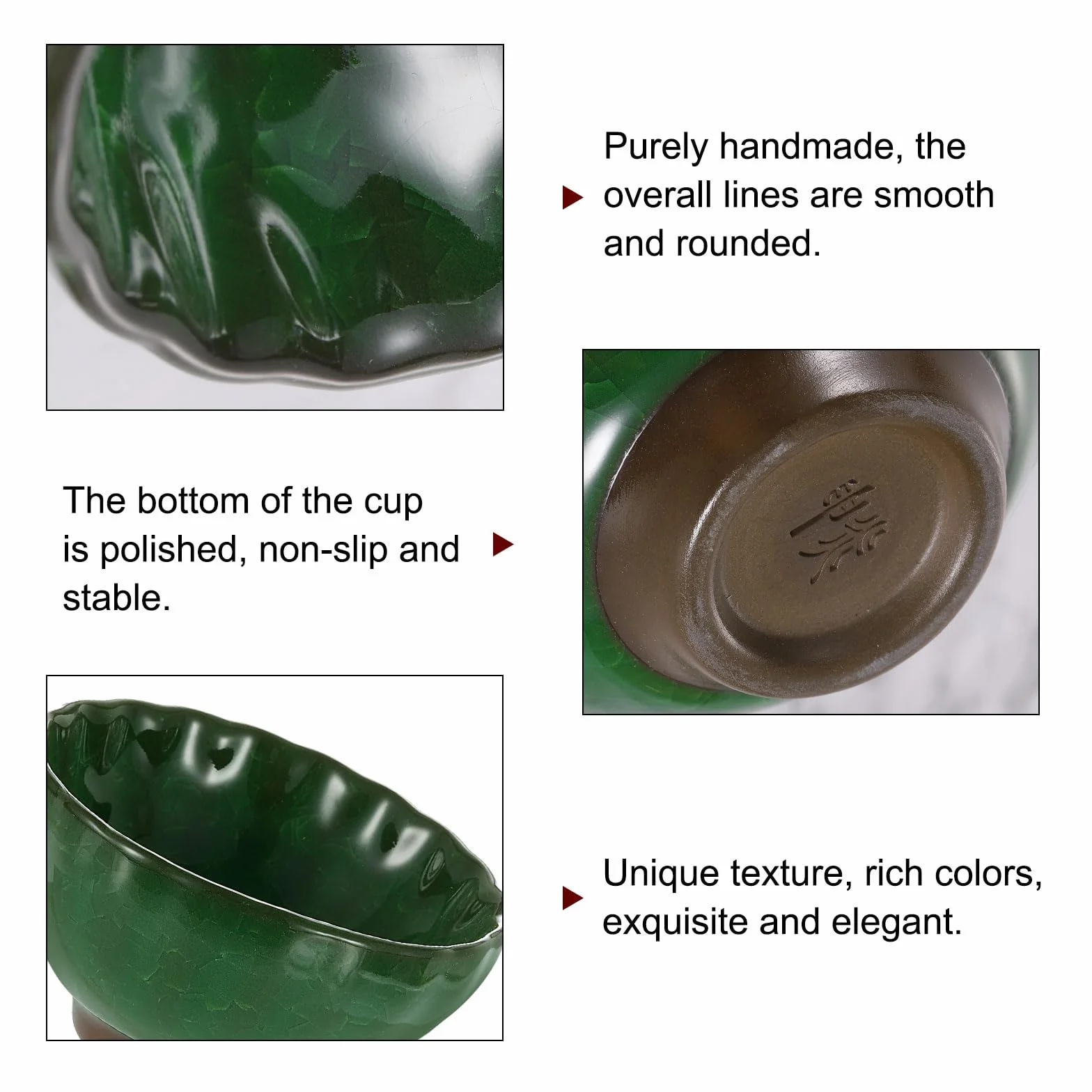 QUARKZMAN 2 sztuki japońska miseczka na matchę 120 ml Tradycyjny zestaw do parzenia herbaty Gong Fu Ceramika Mate Herbata do picia Japońska bez uchwytu Duża porcelanowa miseczka na herbatę Matcha