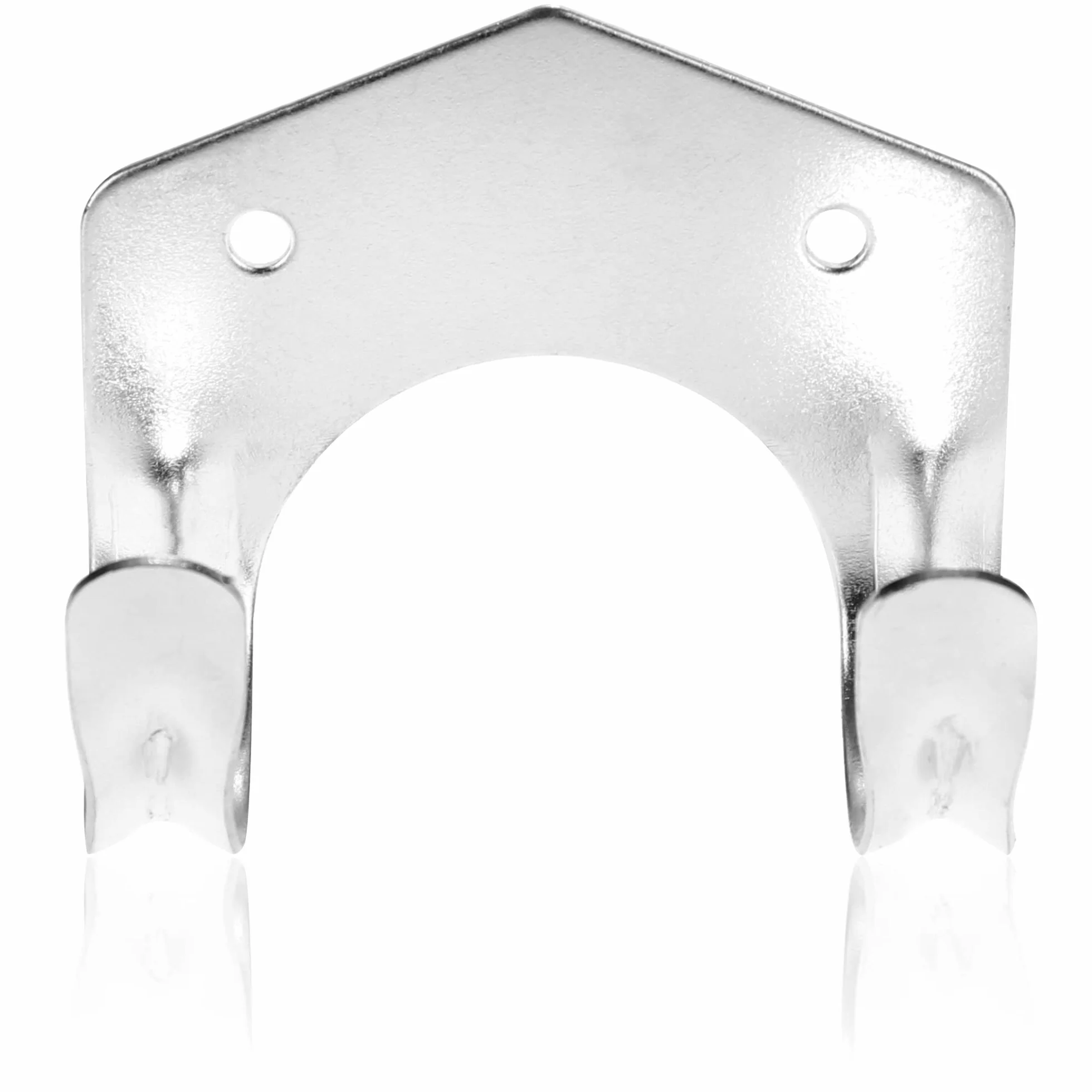 COM-FOUR® 8x Uchwyt na narzedzia wykonany z blachy stalowej o grubosci 1 mm - uchwyt scienny na narzedzia ogrodowe z uchwytem T (Wspornik - 08 sztuk)