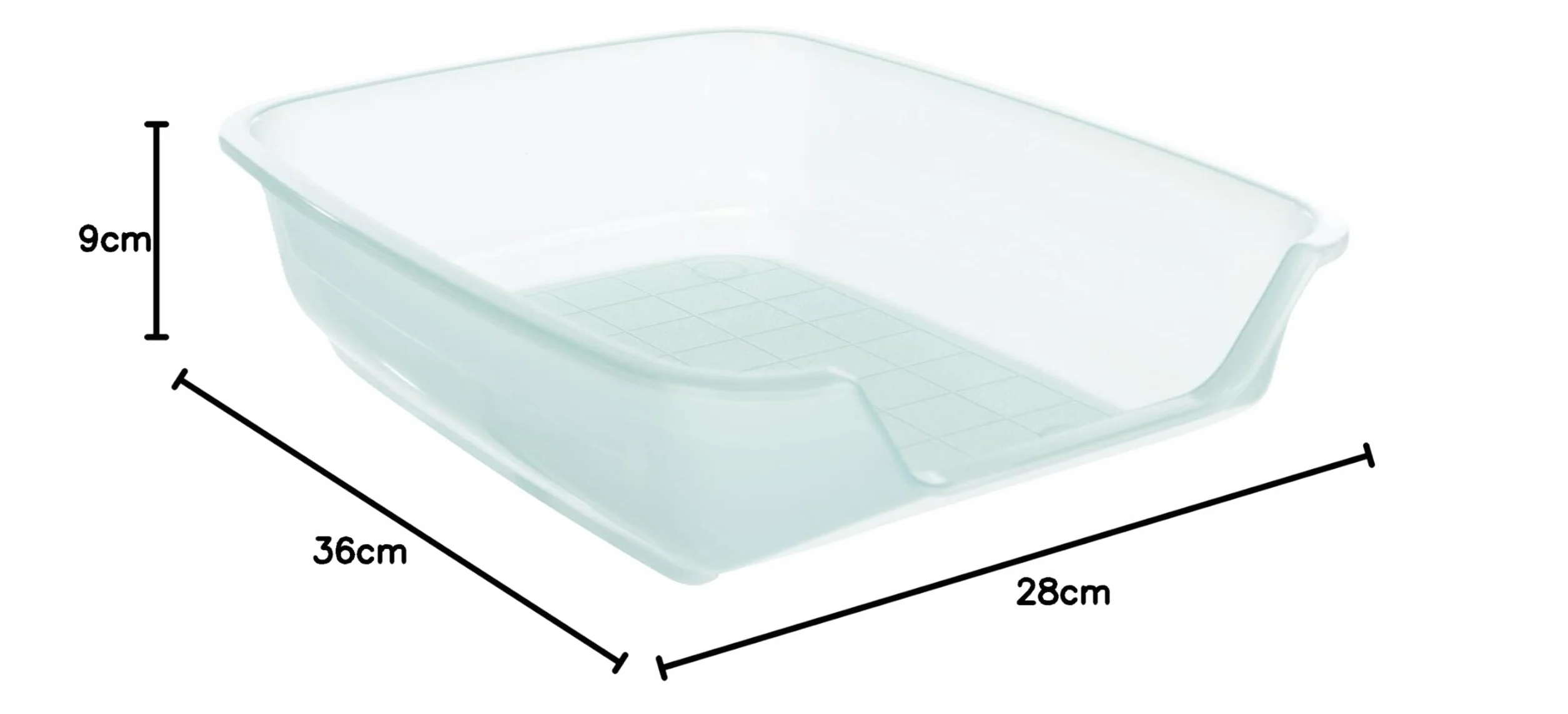 Trixie Taca na Odpadki dla Kota 36x28x9 cm Wielokolorowa
