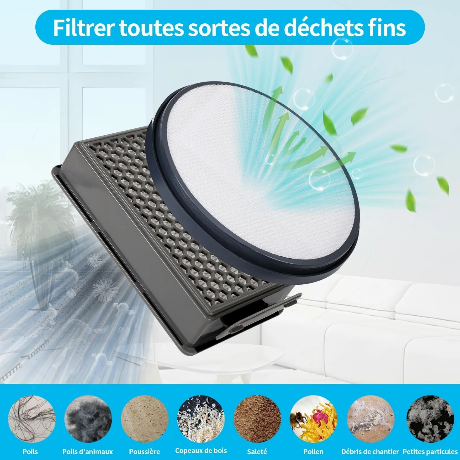Wymiana filtra do odkurzacza Rowenta Compact Power XXL zastępuje część ZR78000 RO4811EA RO4825EA RO4853EA RO4855EA (1)