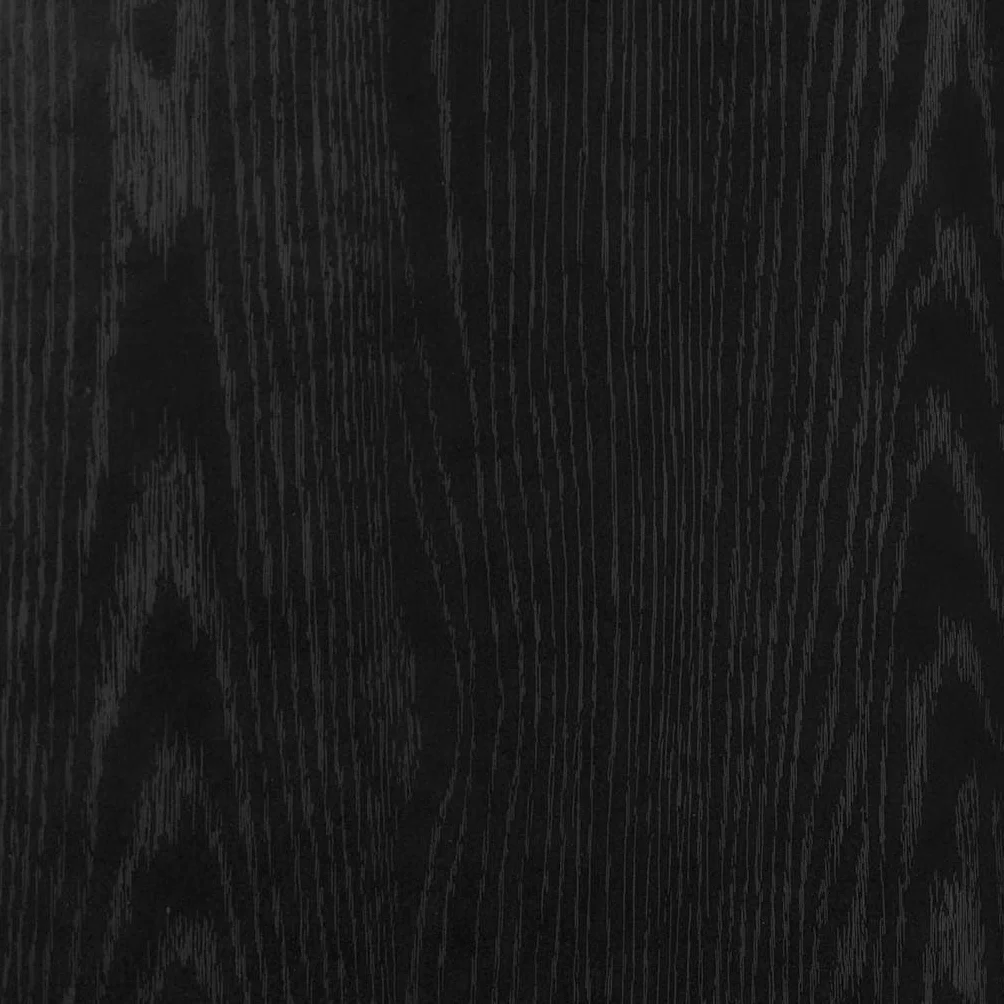 vidaXL Highboard 2 pcs Czarny Dąb 50 x 42,5 x 185 cm, Nowoczesny prostokątny wysoki kredens, pojemna szafka, stylowy mebel do organizacji w salonie
