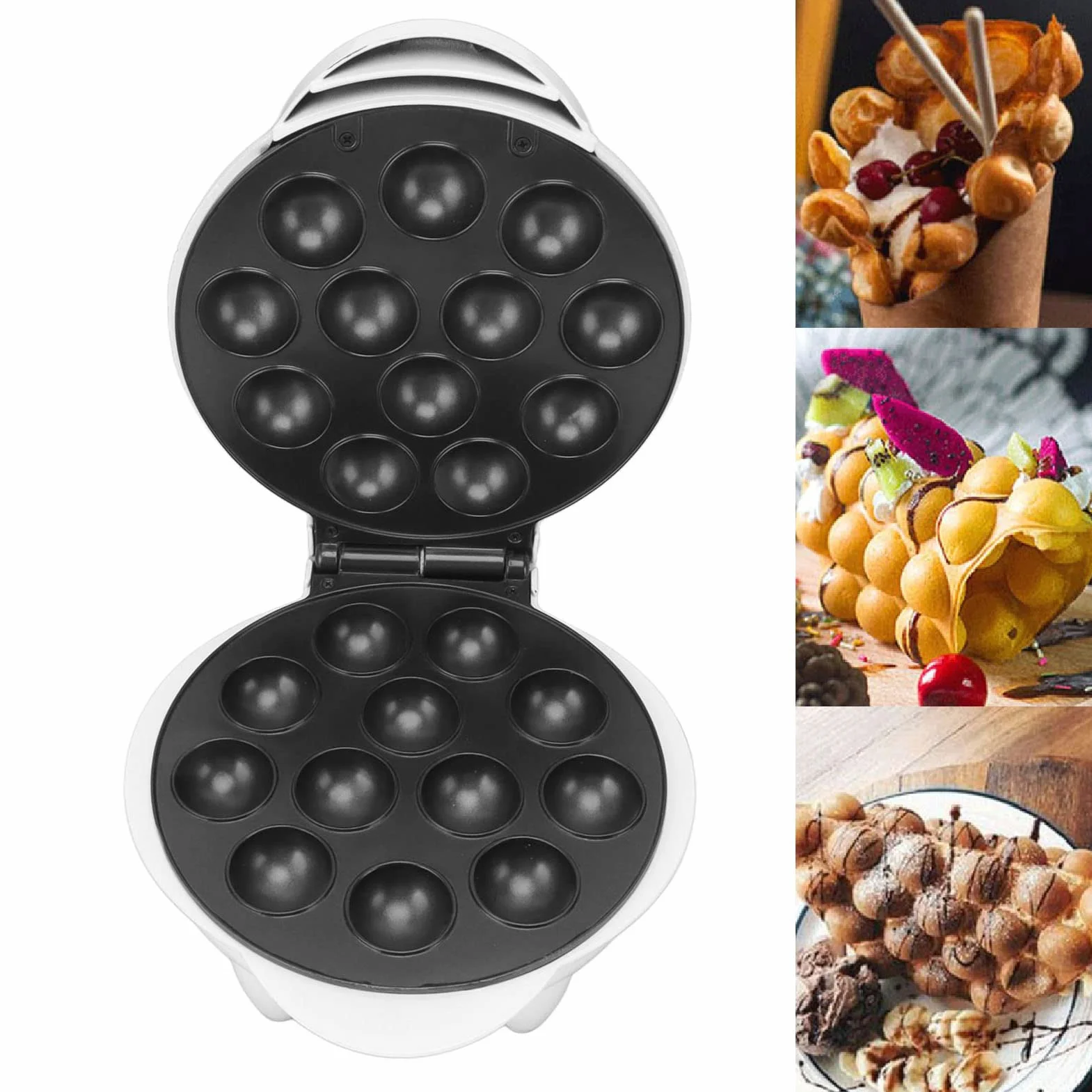 Pssopp Mini Treat Maker Cake Pop Maker Donut Maker wielofunkcyjna 12 ciastek Mini Cupcake