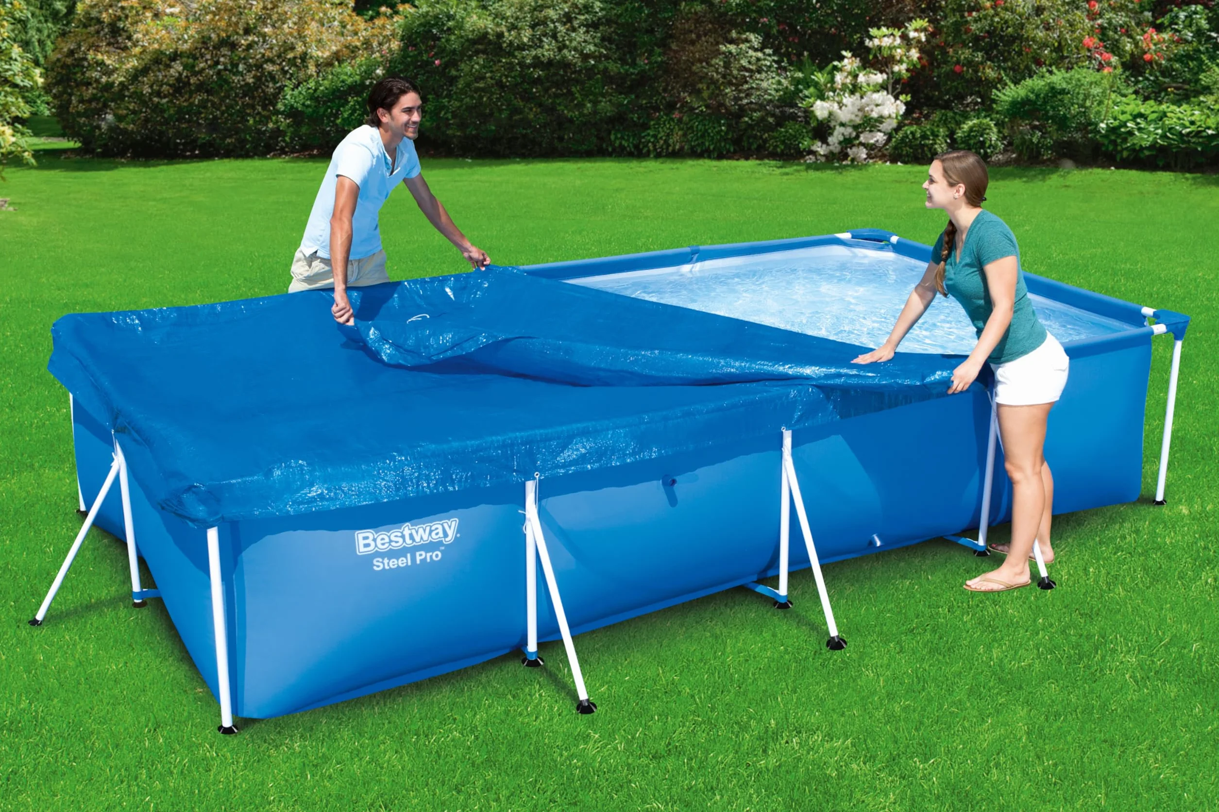 Pokrywa basenu Bestway Niebieski 410 x 226 cm