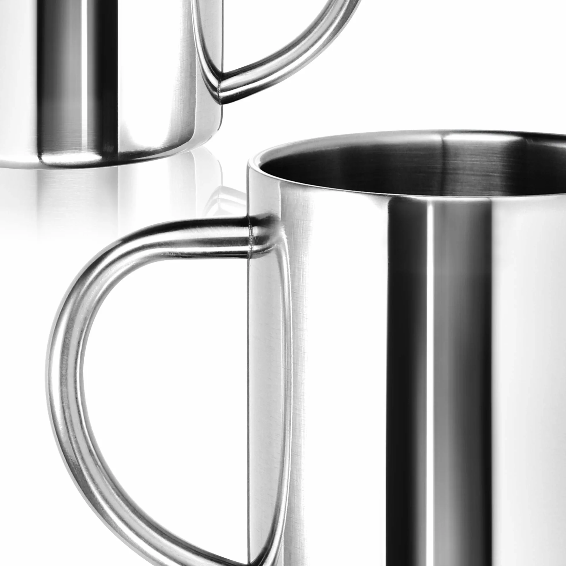 com-four® 2 kubki termiczne ze stali nierdzewnej 300 ml – podwójne scianki, izolowane kubki do kawy – odporne, bez BPA – idealne na kemping, podróze i co dzien (300ml)