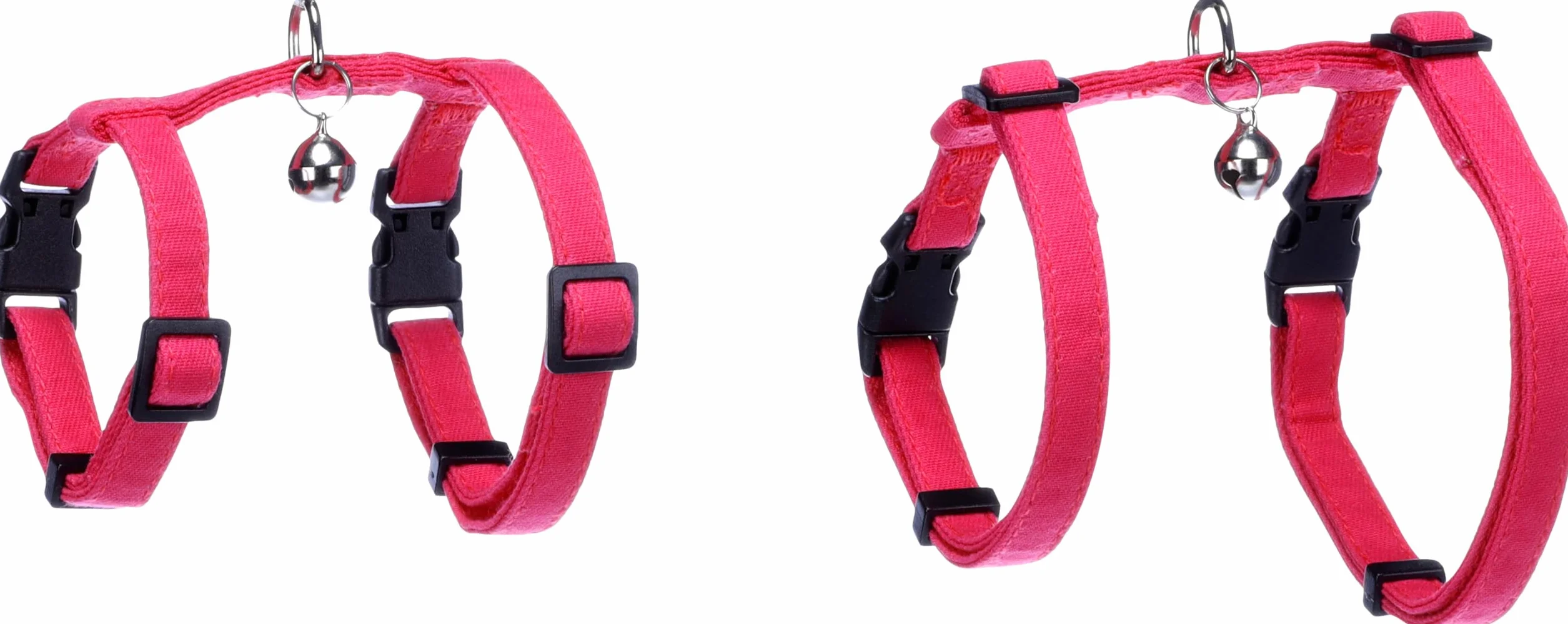 Flamingo Uprząż dla kota ze smyczą Lomi Fuksja 22-36cm 27-46cm 110cm 10mm