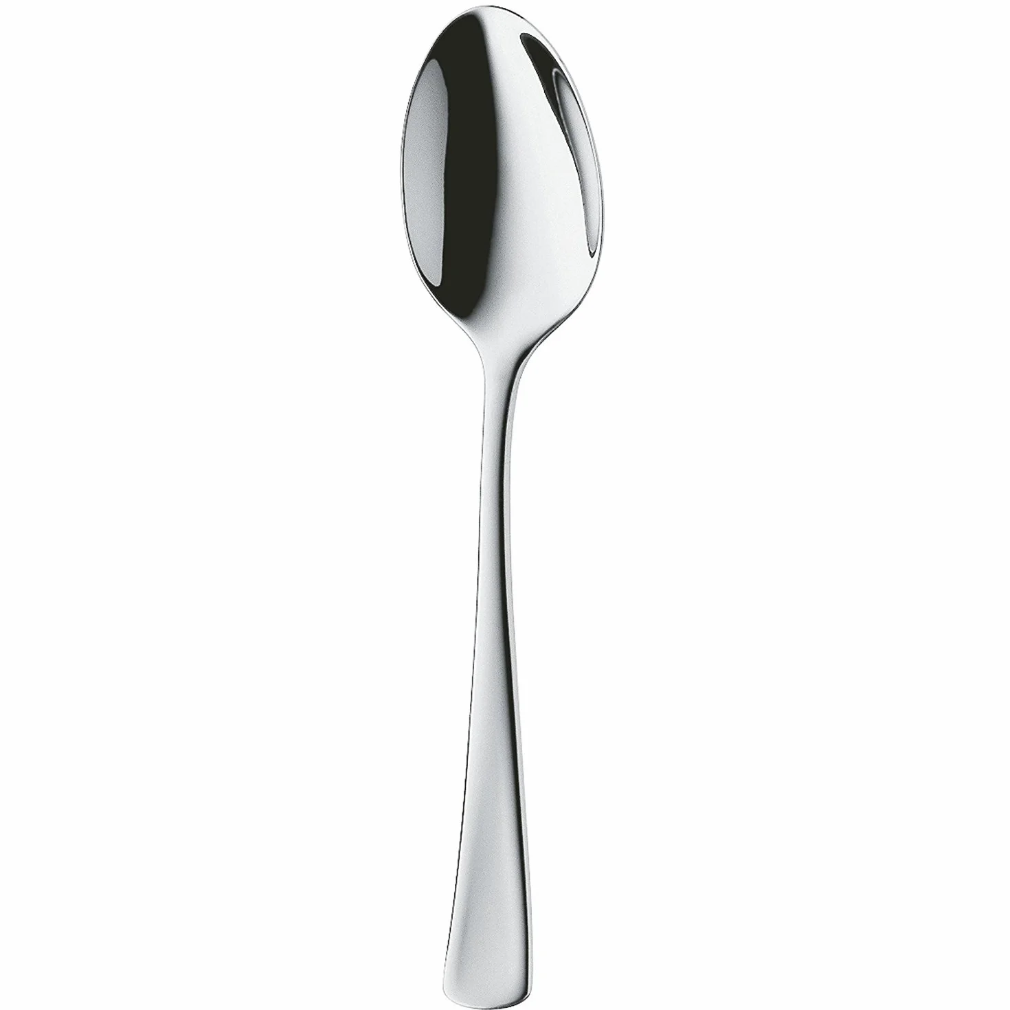 WMF Denver łyżeczka do kawy, łyżeczka do herbaty 13,2 cm, polerowana stal szlachetna Cromargan, błyszcząca, nadaje się do mycia w zmywarce, 13,1 x 2,7 x 1,8 cm