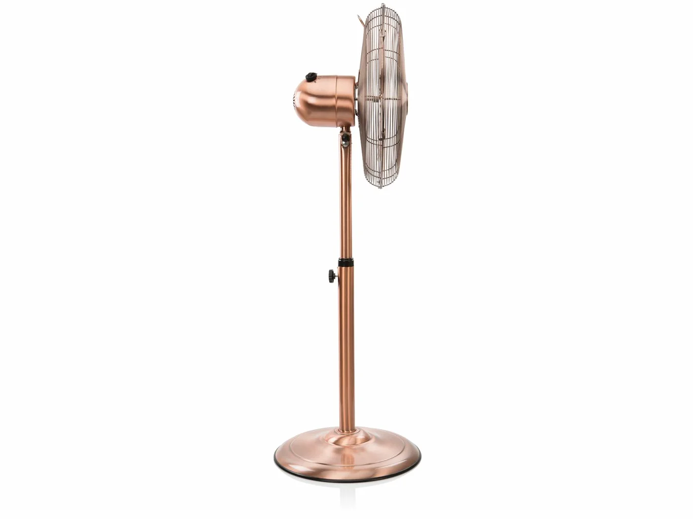 Tristar VE-5971 wentylator stojący – średnica 40 cm – 3 prędkości – 50 W – regulacja wysokości – wygląd miedzi