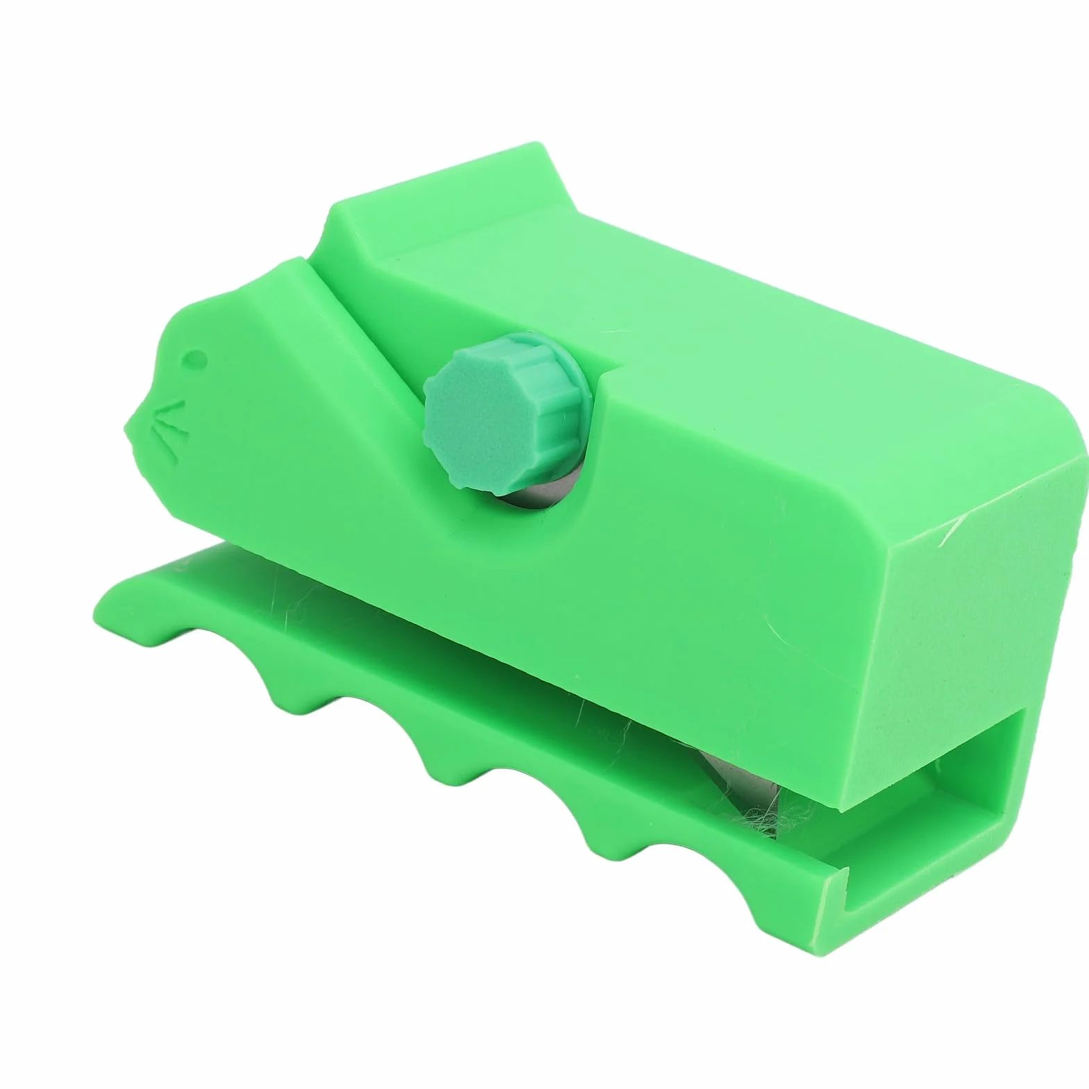 Cat Scratcher Cardboard Cutter 3D Drukowanie Ręcznych Kota Narzędzie do Cięcia Deski Zielony