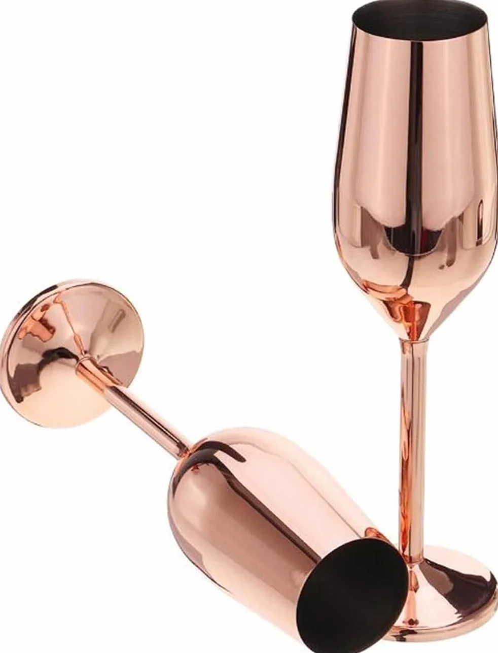 200 ml, nietłukące się kieliszki do szampana ze stali nierdzewnej, 200 ml, bez BPA, na wesele, przyjęcie i urodziny, 3 kolory, stal nierdzewna, różowe złoto