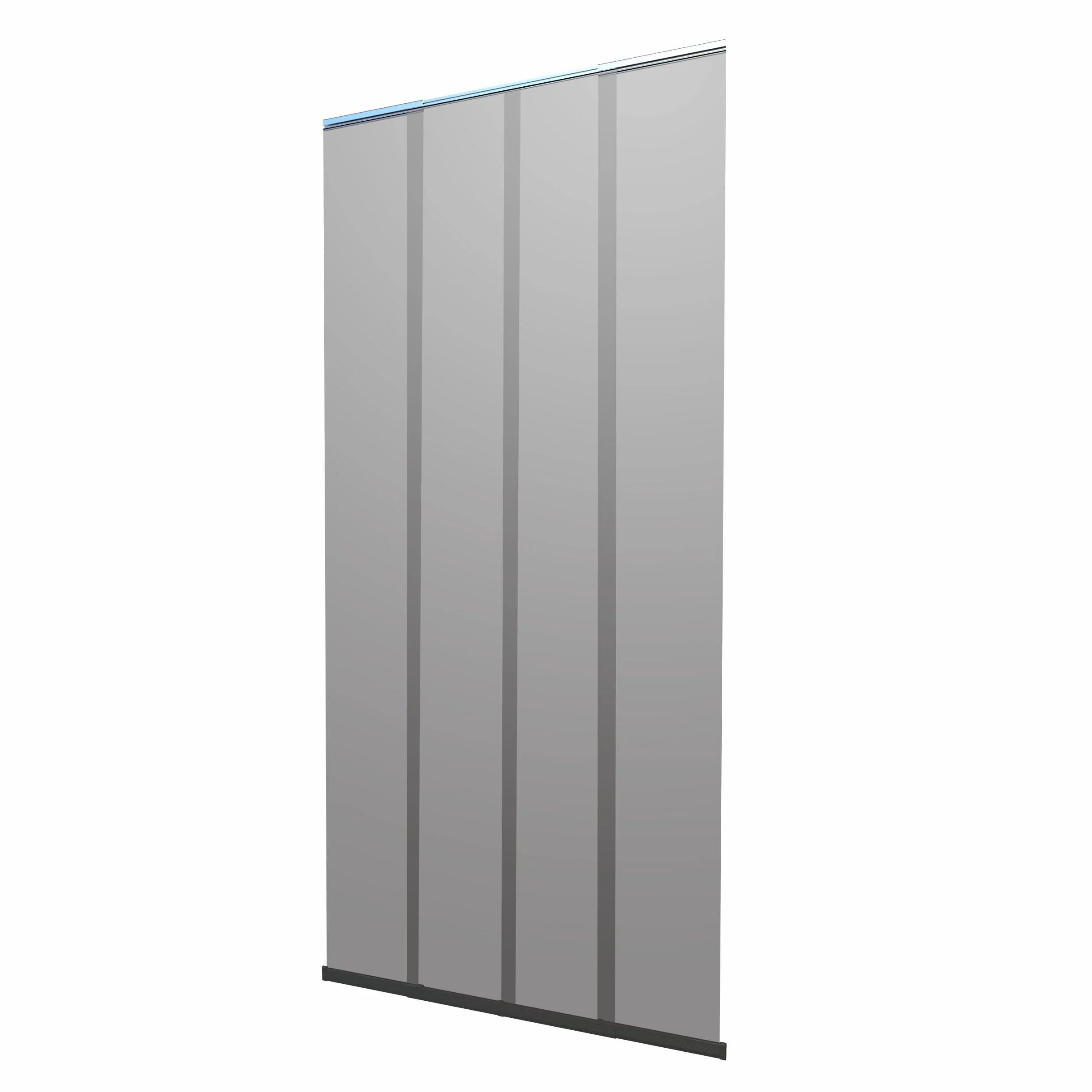 Windhager teleskopowa kurtyna drzwiowa - 120 x 250 cm - antracyt - moskitiera, siatka przeciw owadom, zasłona drzwiowa, kurtyna lamelowa, ochrona przed komarami - bez wiercenia