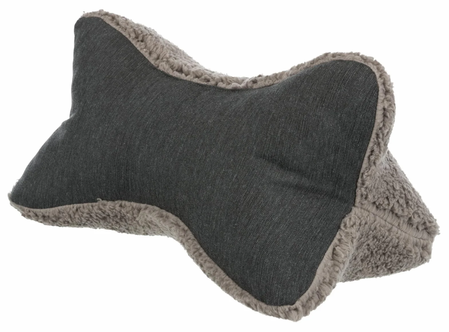 TRIXIE 38000 poduszka pod głowę Bendson, 40 × 22 cm, jasnoszara/ciemnoszara, czarna