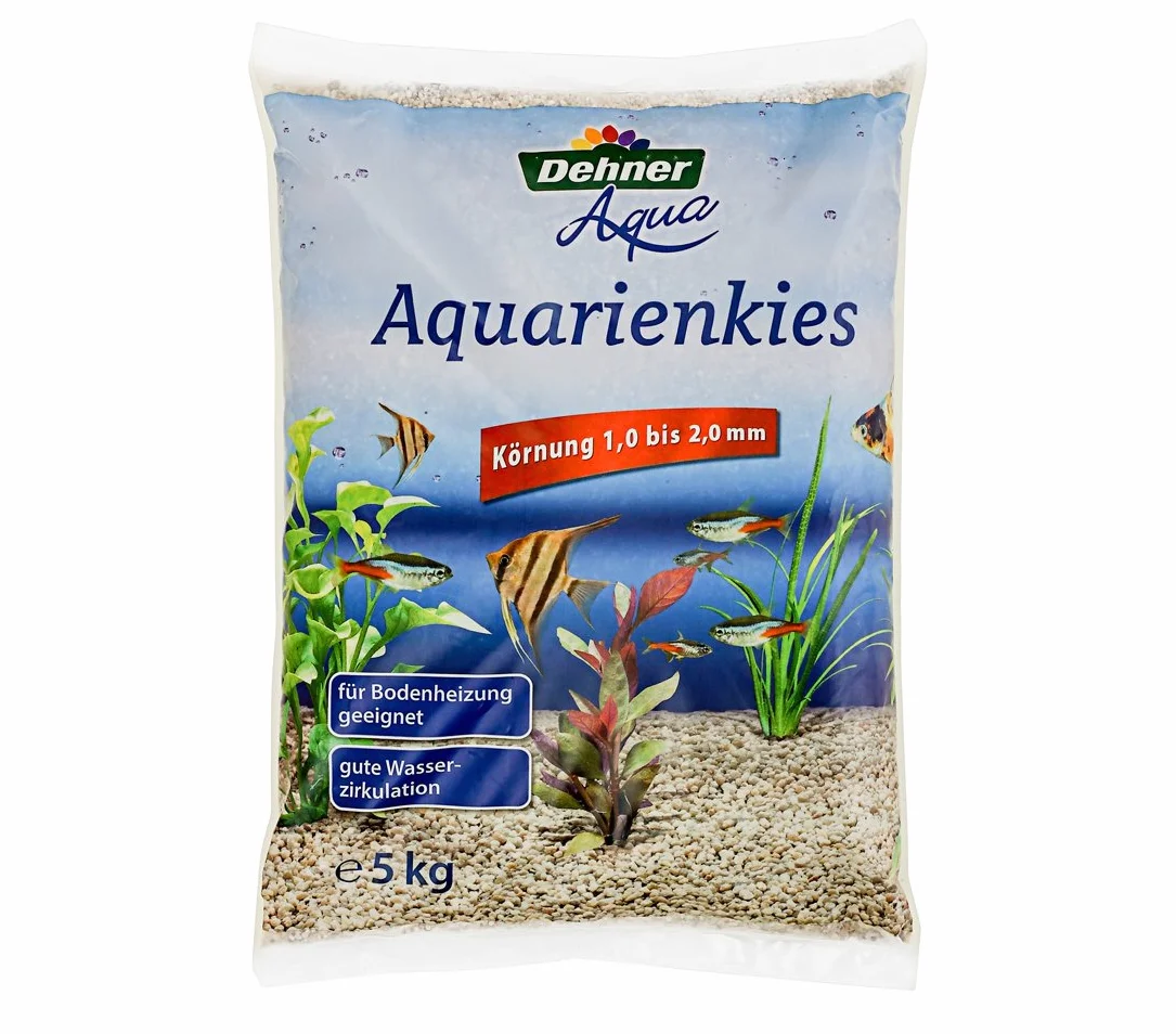 Dehner Żwir do akwarium biały 1-2 mm 15 kg