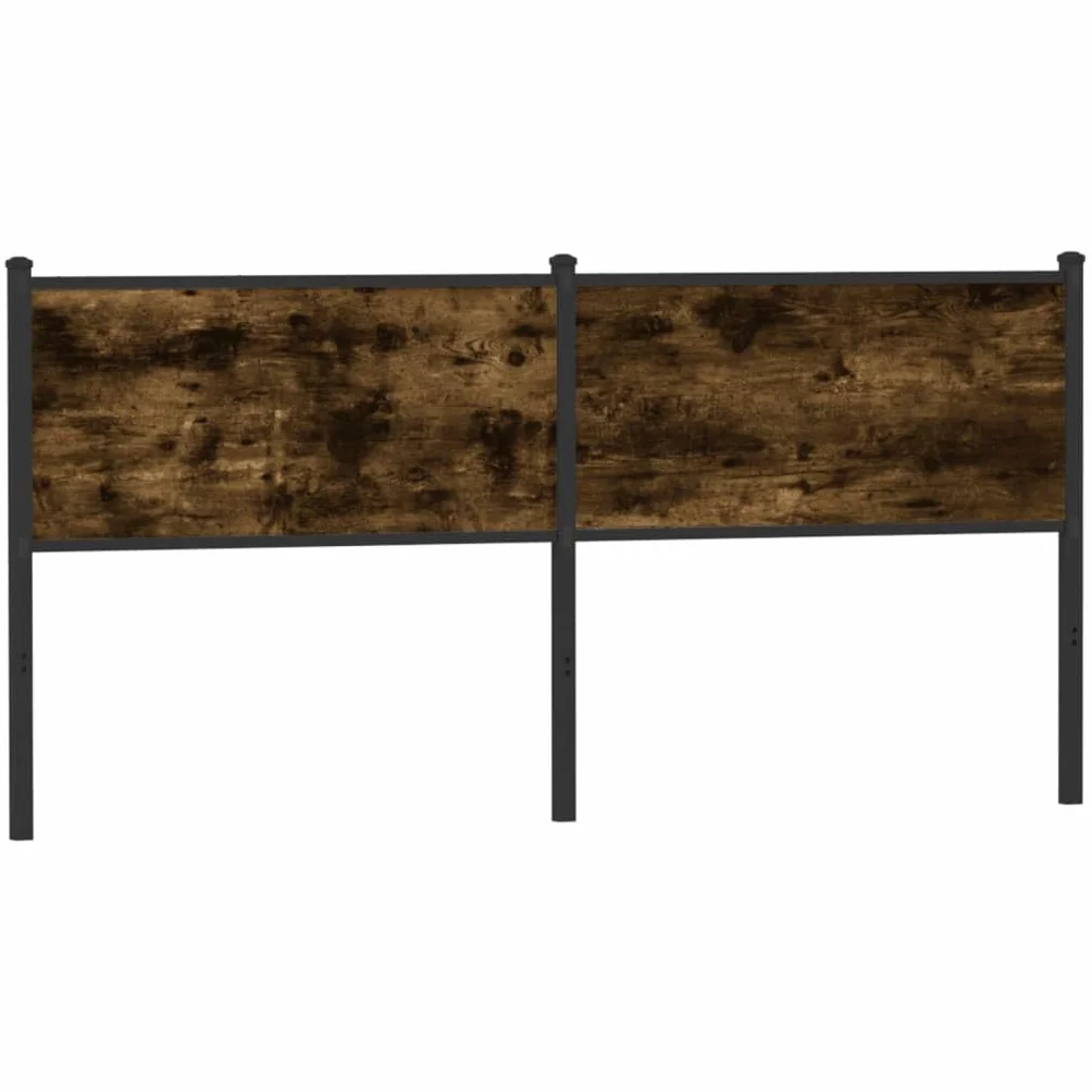 vidaXL Wezgłowie łóżka, przydymiony dąb, 160 cm