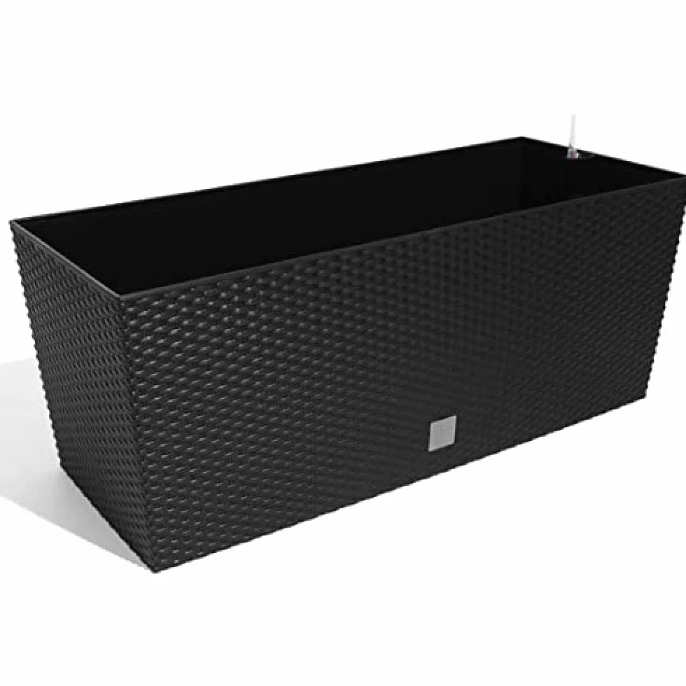 Doniczka Rato Case DRTC800 80 cm Zestaw skrzynia donica wygląd rattanu