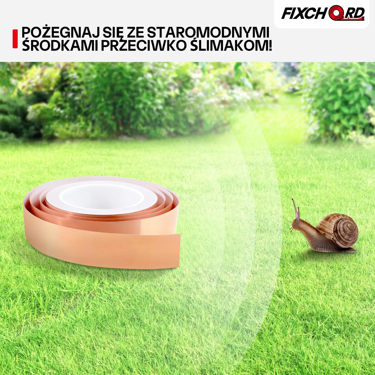 Taśma miedziana odstraszająca ślimaki Ochrona przed ślimakami Taśma odstraszająca ślimaki Samoprzylepna taśma odstraszająca ślimaki do odstraszania ślimaków i ślimaków 20M*30mm
