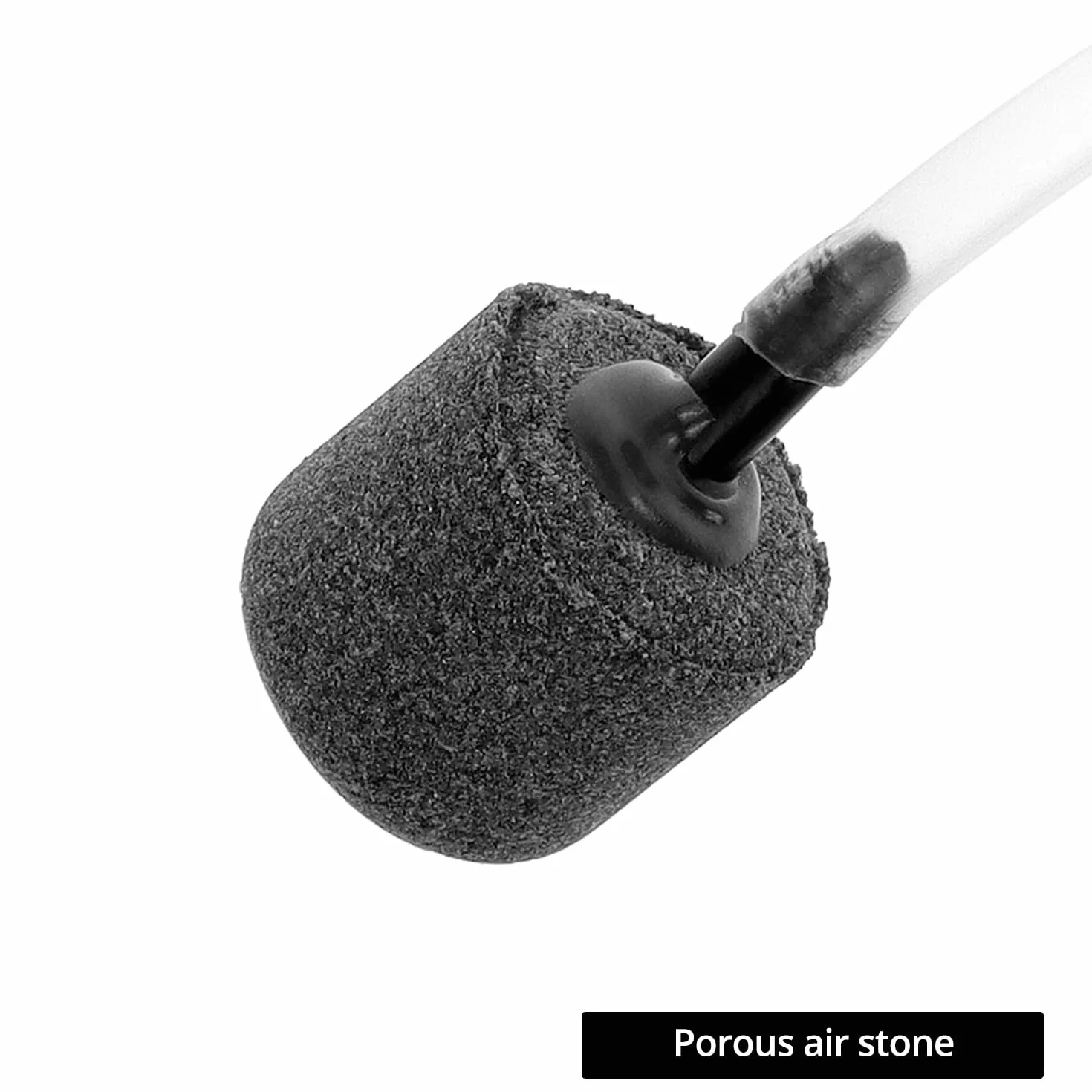 QWORK® pompa do akwarium 3 W, 2 l/min, pompa tlenowa do akwarium, w zestawie wąż silikonowy 120 cm, kamień powietrzny i zawór zwrotny
