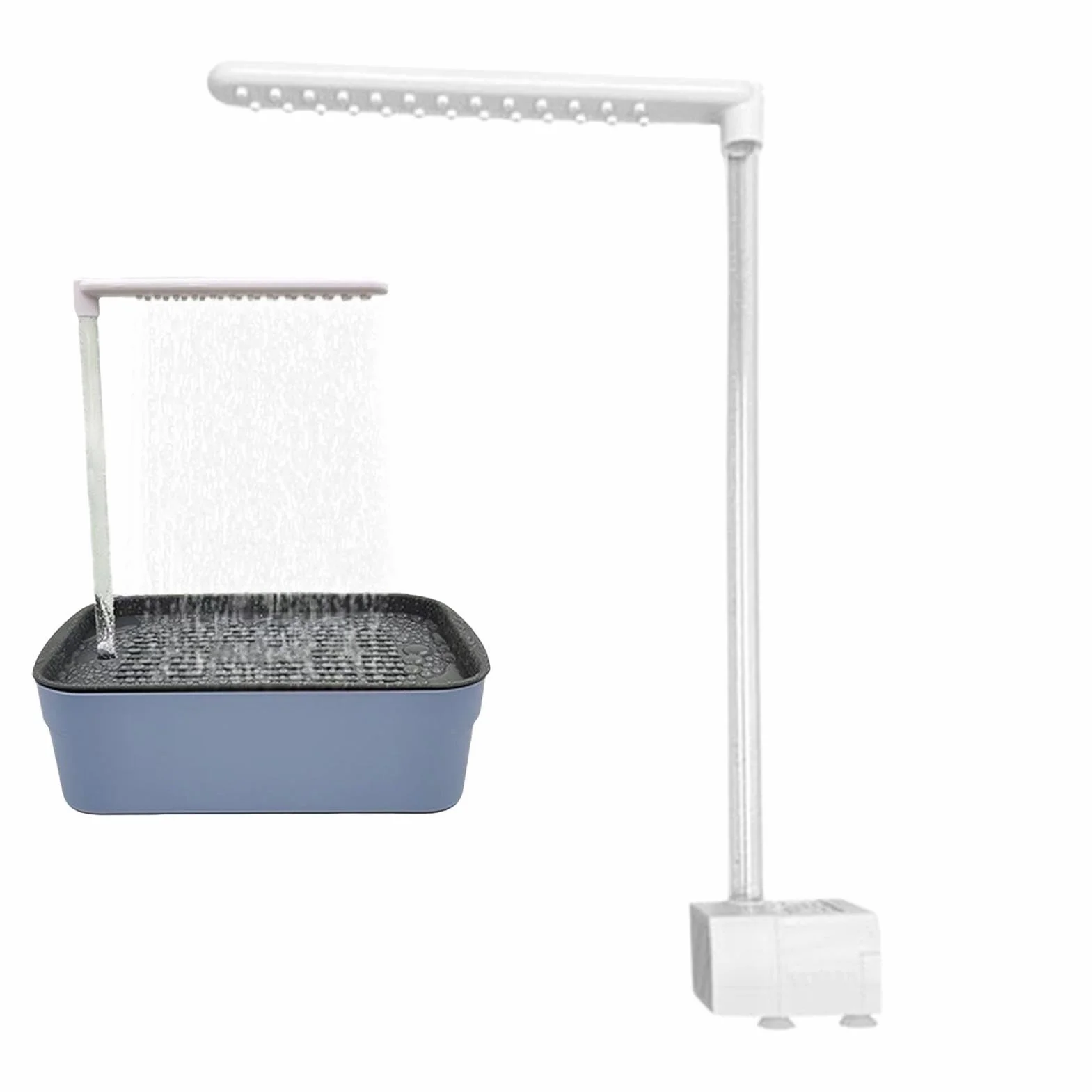 Fontanna do klatki ptasiej dla papugi, automatyczna zabawka do basenu, 33 cm ABS