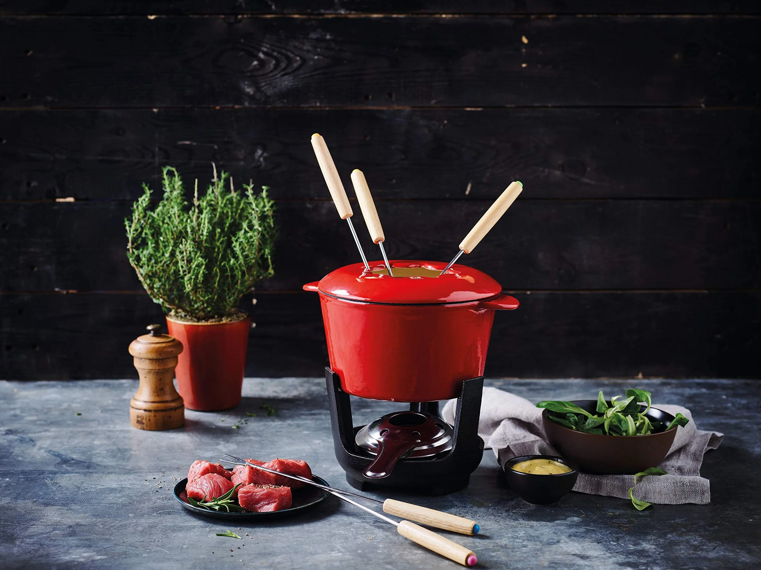 Beka Arome żeliwny zestaw do fondue 15,5 cm