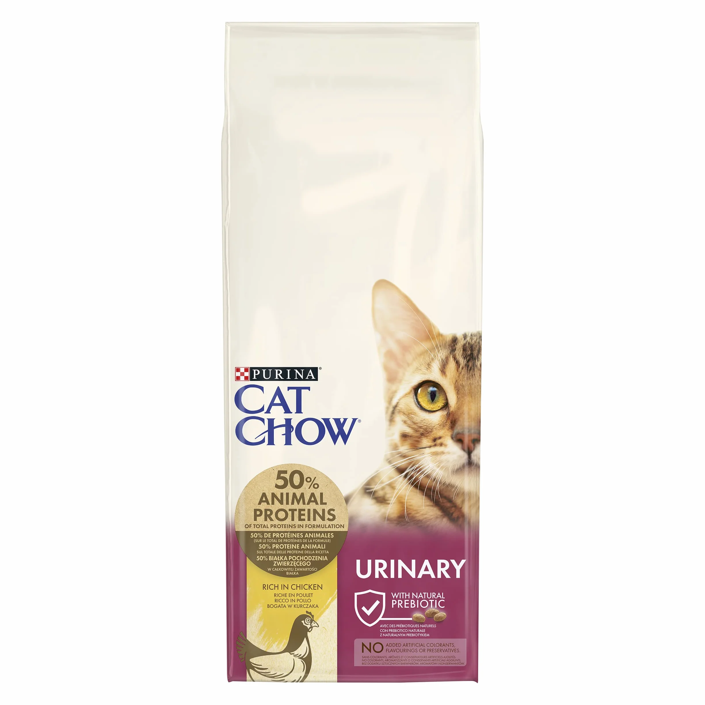 Purina Cat Chow Karma dla dorosłych kotów Układ moczowy z kurczakiem 15kg