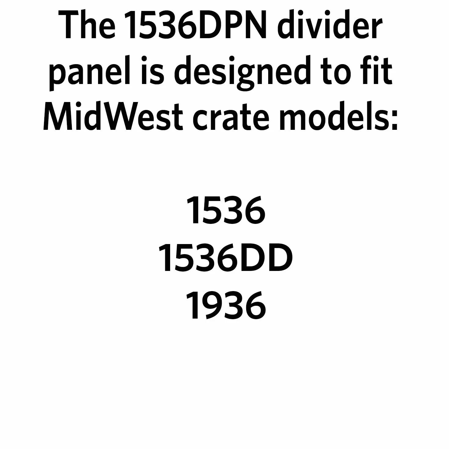 MidWest Homes for Pets Przegroda do skrzynek dla psów 91,44 cm 1536U 1536DDU 1636U 1636DDU B36 B36DD czarna