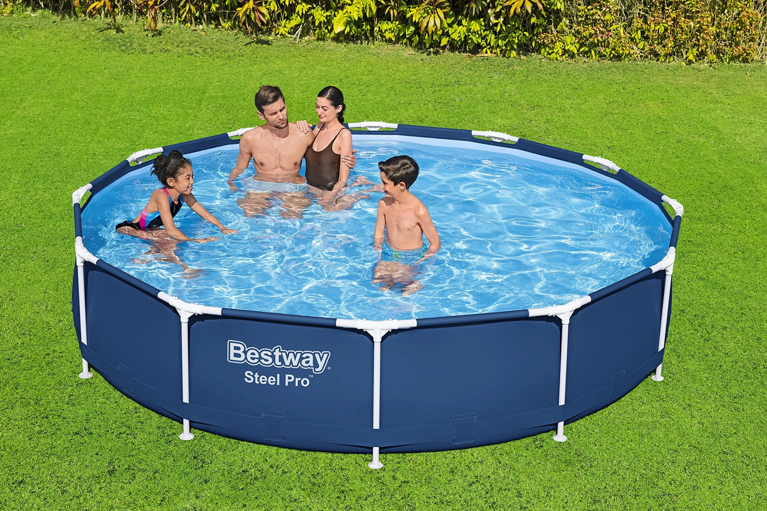 Bestway Steel Pro Basen | Okrągły brodzik naziemny, 12' x 76.2 cm