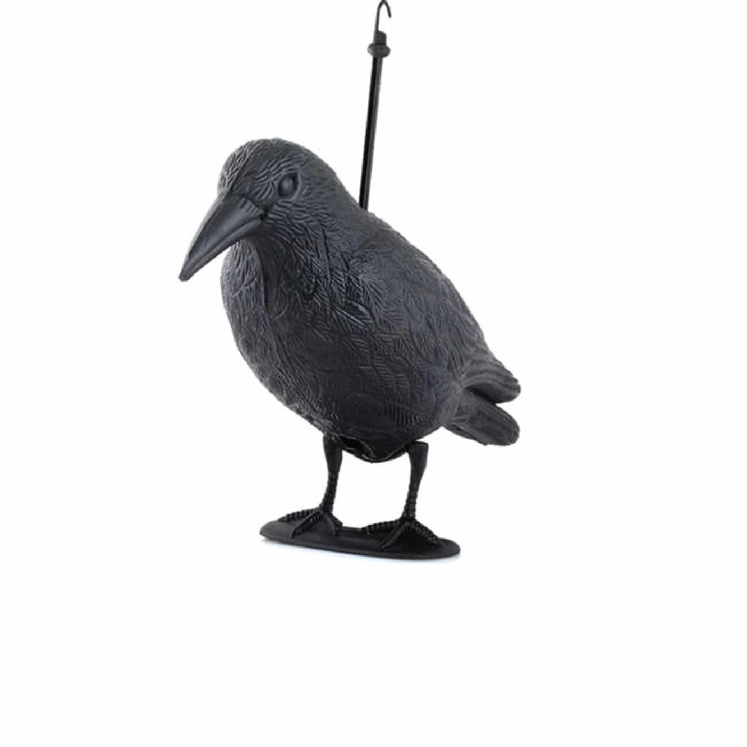 ISO TRADE Odstraszacz gołębi, 40 cm, kruk, kruk, plastik, czarny, 783