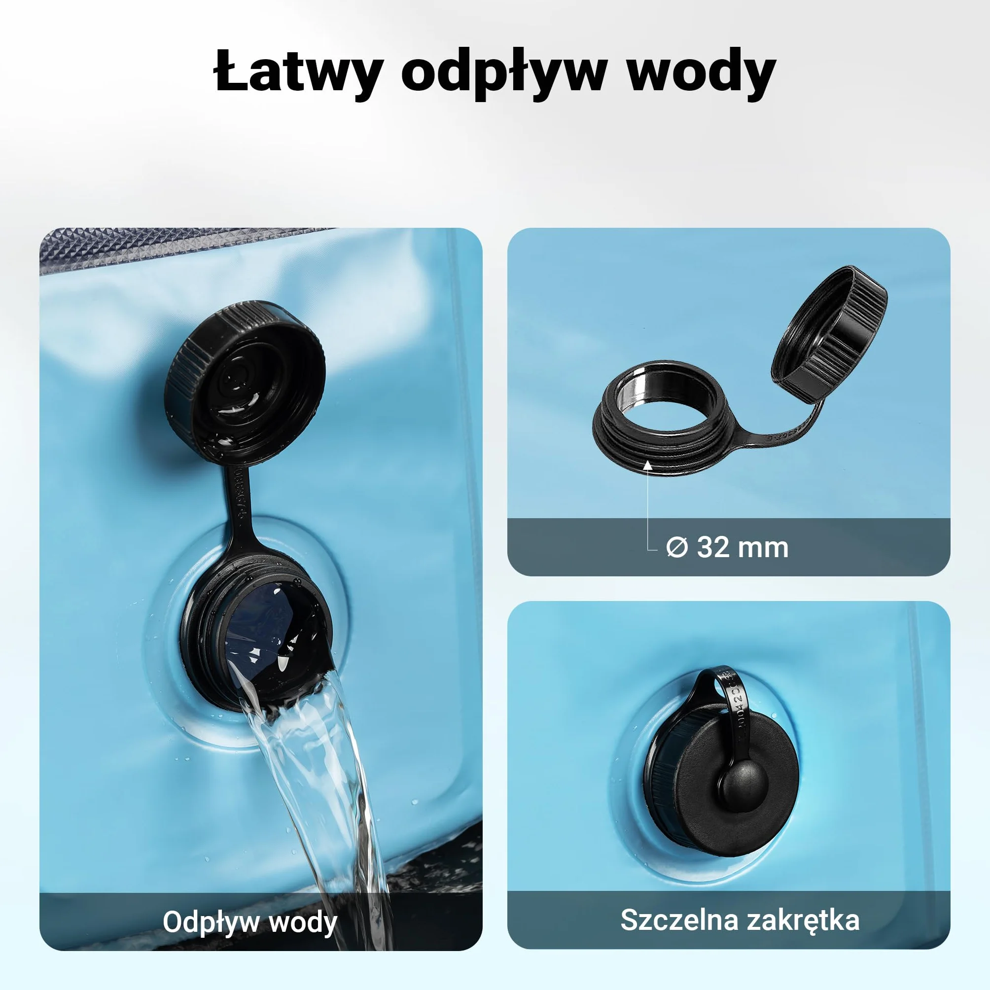 Fudajo Basen dla psa o wymiarach 160 x 30 cm, składany basenik ogrodowy z wzmocnioną krawędzią i antypoślizgowym spodem