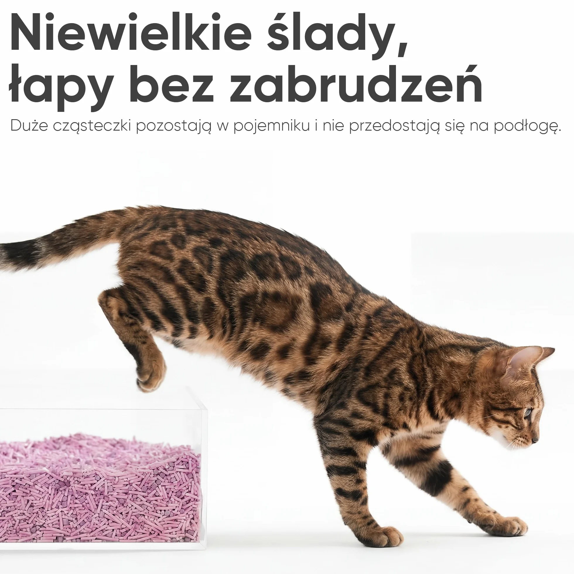 FUKUMARU Żwirek dla Kotów Tofu 5,4 kg Lawenda Mocne Zgniatanie Niski Poziom Kurzu Spłukiwane Granulki 2,7 kg x 2 Worki