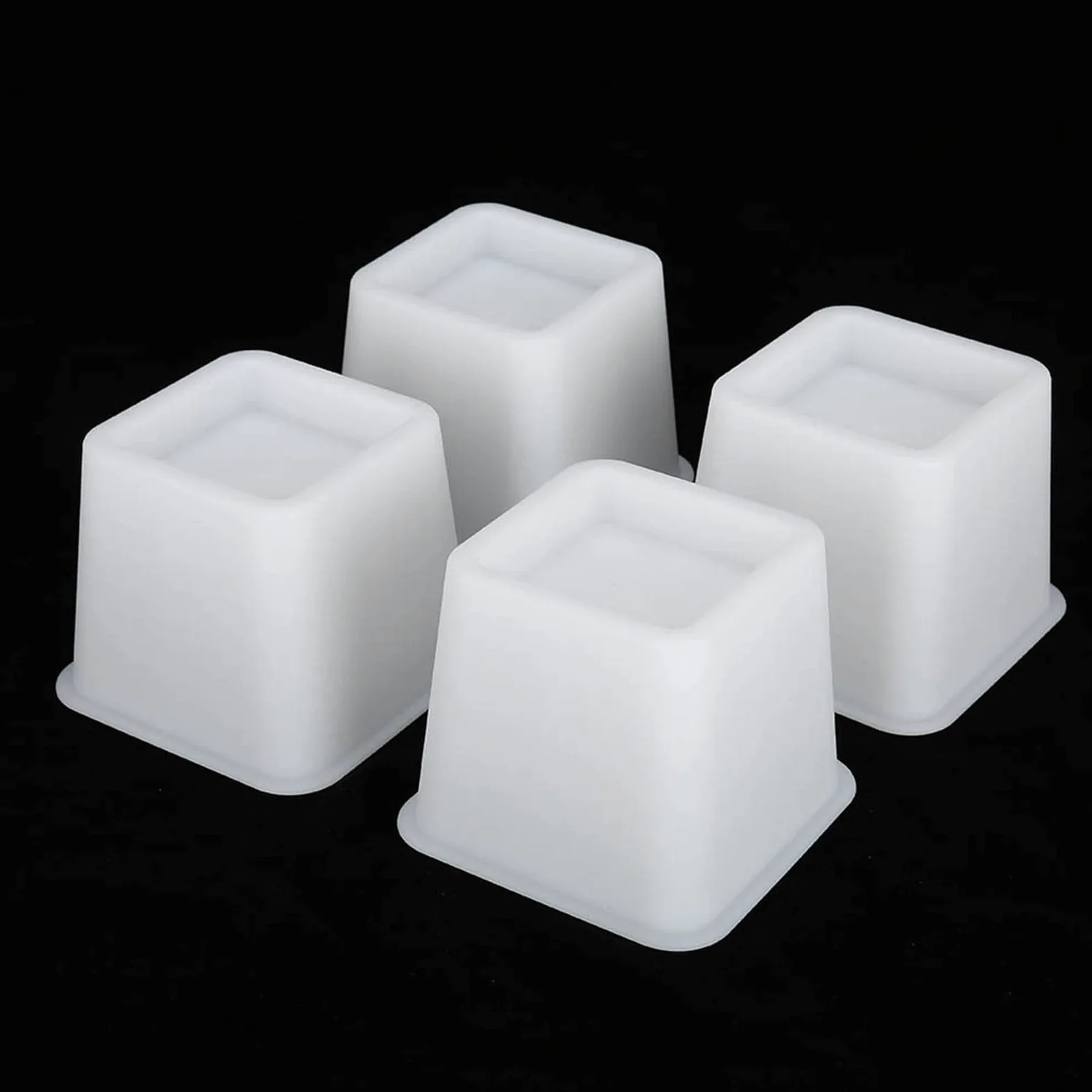 Ejoyous Podstawka do łóżka 10cm podwyższenie krzesła podwyższenie mebli Sofa stół i krzesła podpórka na nogi przechowywanie kolor drewna podnóżek meble podwyższenie 4 szt.
