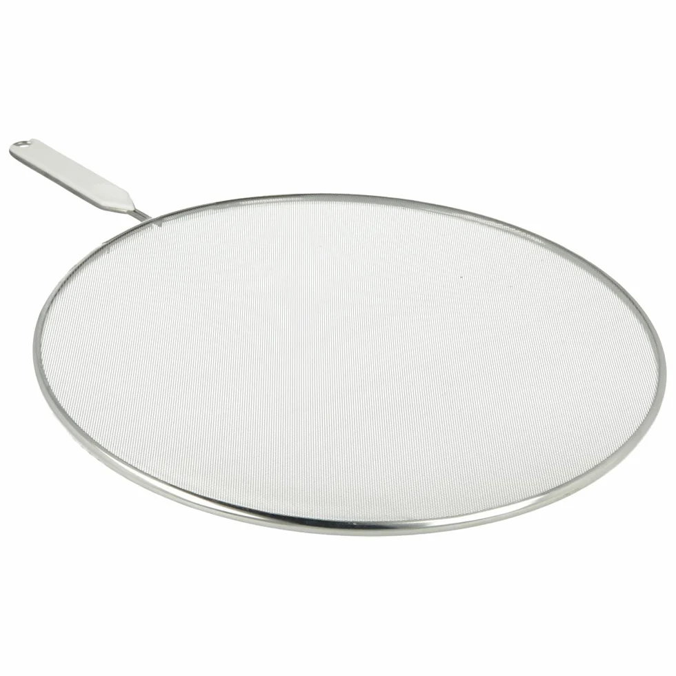 Metaltex Aluminiowa siatka rozpryskowa osłona przed rozpryskami, srebrny, 33 cm