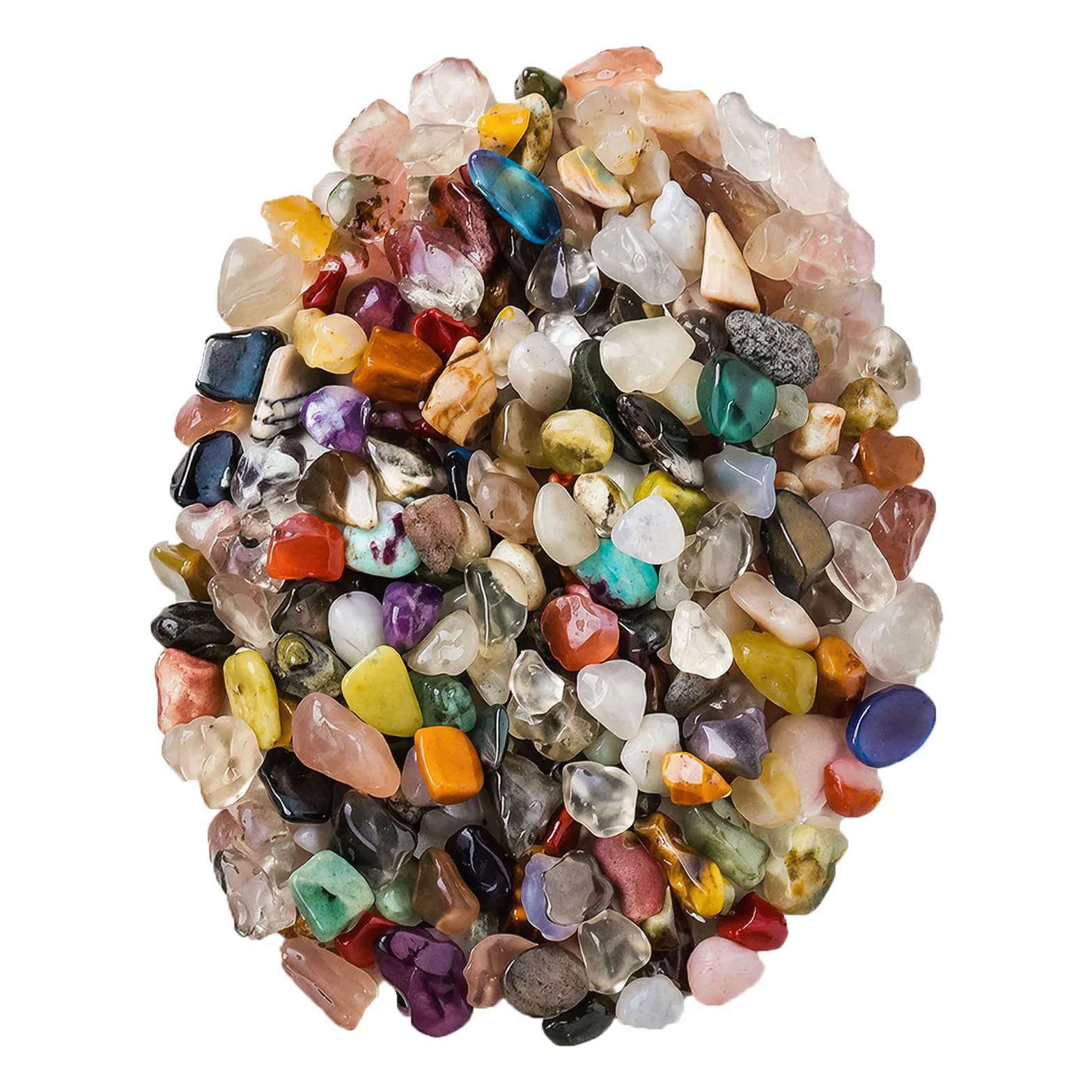 600 g naturalnych kamieni szlachetnych, zestaw kolorowych kamieni szlachetnych dla dzieci, 5-8 mm, kamienie szlachetne dla dzieci, dekoracja, ogród, wazony, ryby, poszukiwanie skarbów, urodziny, 100%