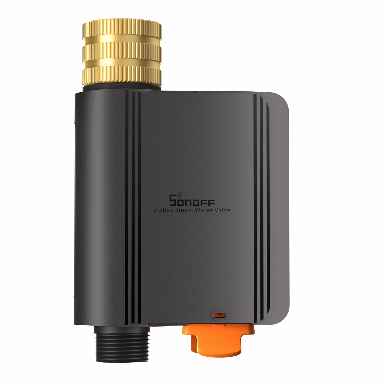 SONOFF SWV-ZFE Hydro ONE Timer Nawadniania Zigbee z Licznikiem Wody, Mosiężne Wejście, Inteligentne Nawadnianie Pogodowe do Ogrodu i Trawnika, Alexa Google Home SmartThings