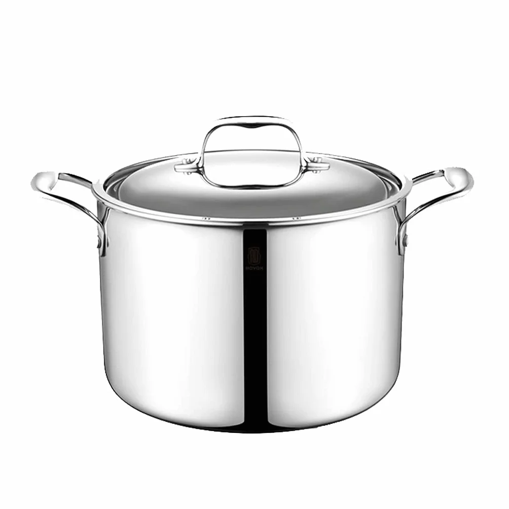 Garnek Garnek zupa ze stali nierdzewnej 18/10 Garnek zupa ze stali nierdzewnej z szklanym pokrywką kuchenka indukcyjna kuchenka gazowa General Naczynia kuchenne