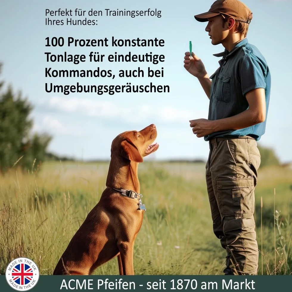 ACME Gwizdek dla psa nr 210,5 głośna dalekosiężna do treningu psów DG Green