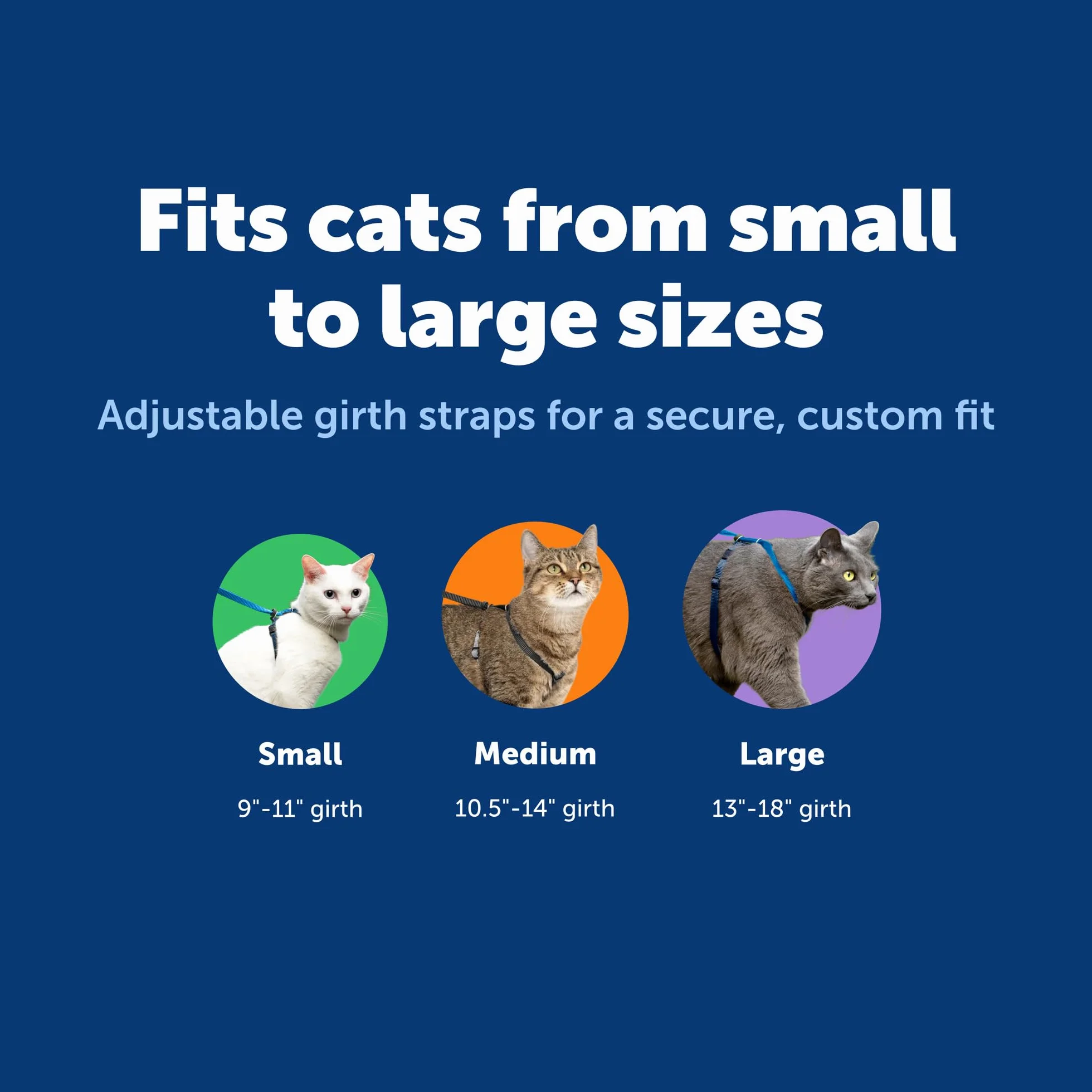 PetSafe Come With Me Kitty uprząż i smycz dla kota Bungee, rozmiar M, liliowy