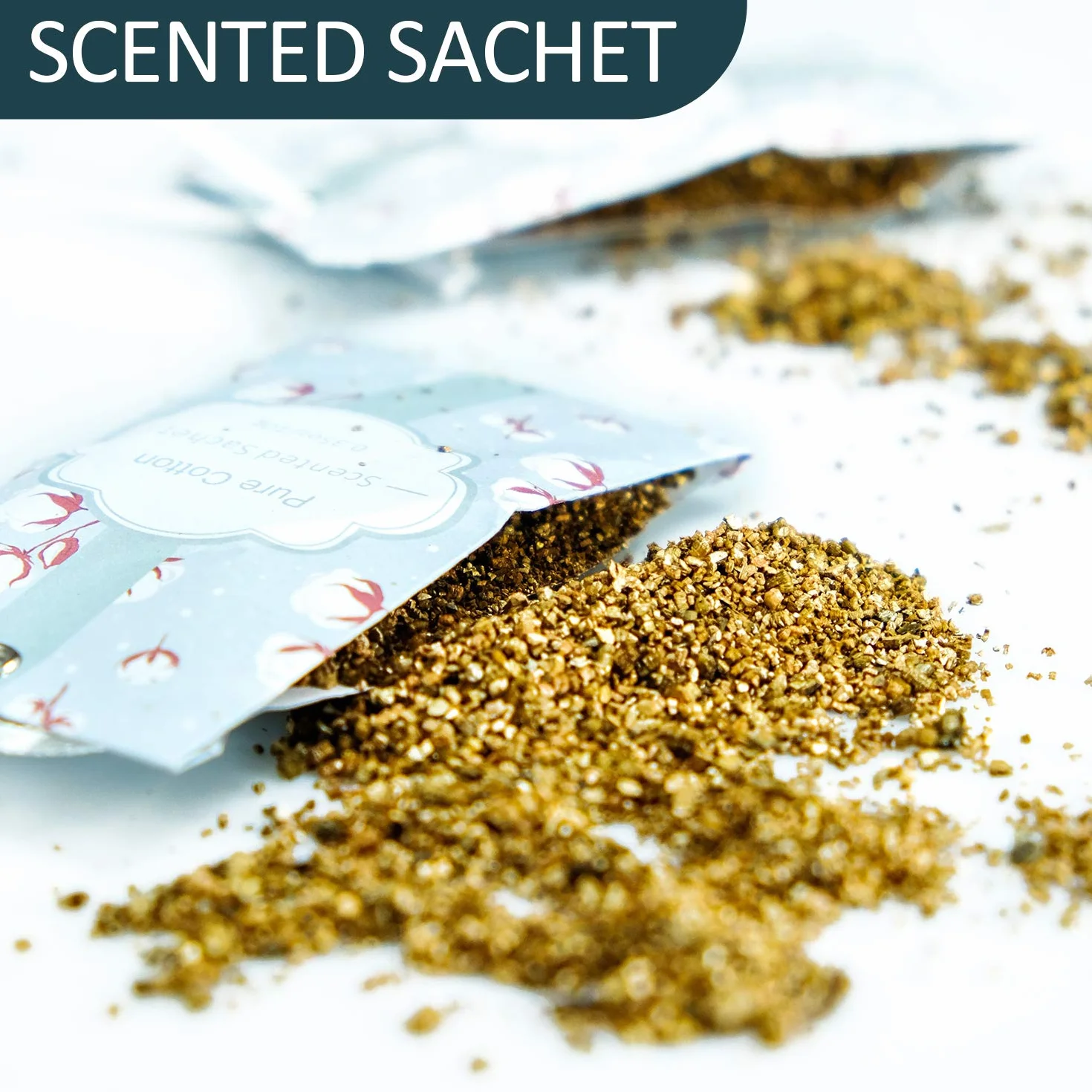 LA BELLEFÉE Zapachowe saszetki, woreczki zapachowe, 14 sztuk, świeża bawełna, do szaf z szufladami, do pomieszczeń, garderoby, łazienki, samochodu