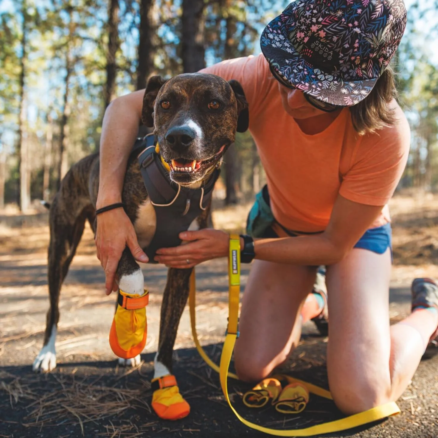 Ruffwear Summit Trex Buty dla psów XS żółte