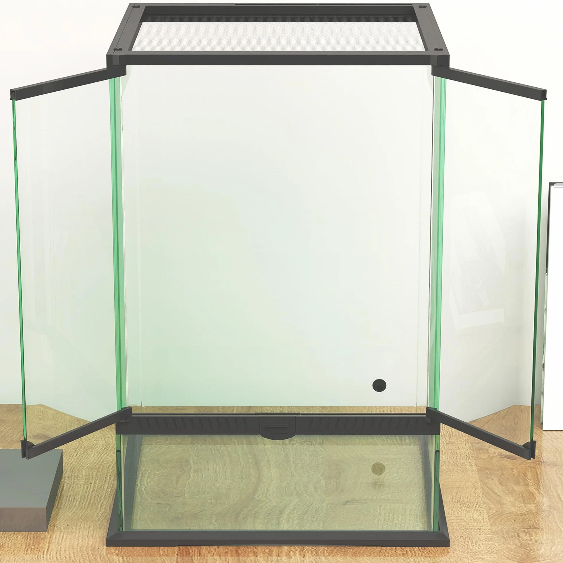 PawHut Szklane Terrarium dla Gadów 40L Vivarium 30 x 30 x 45 cm