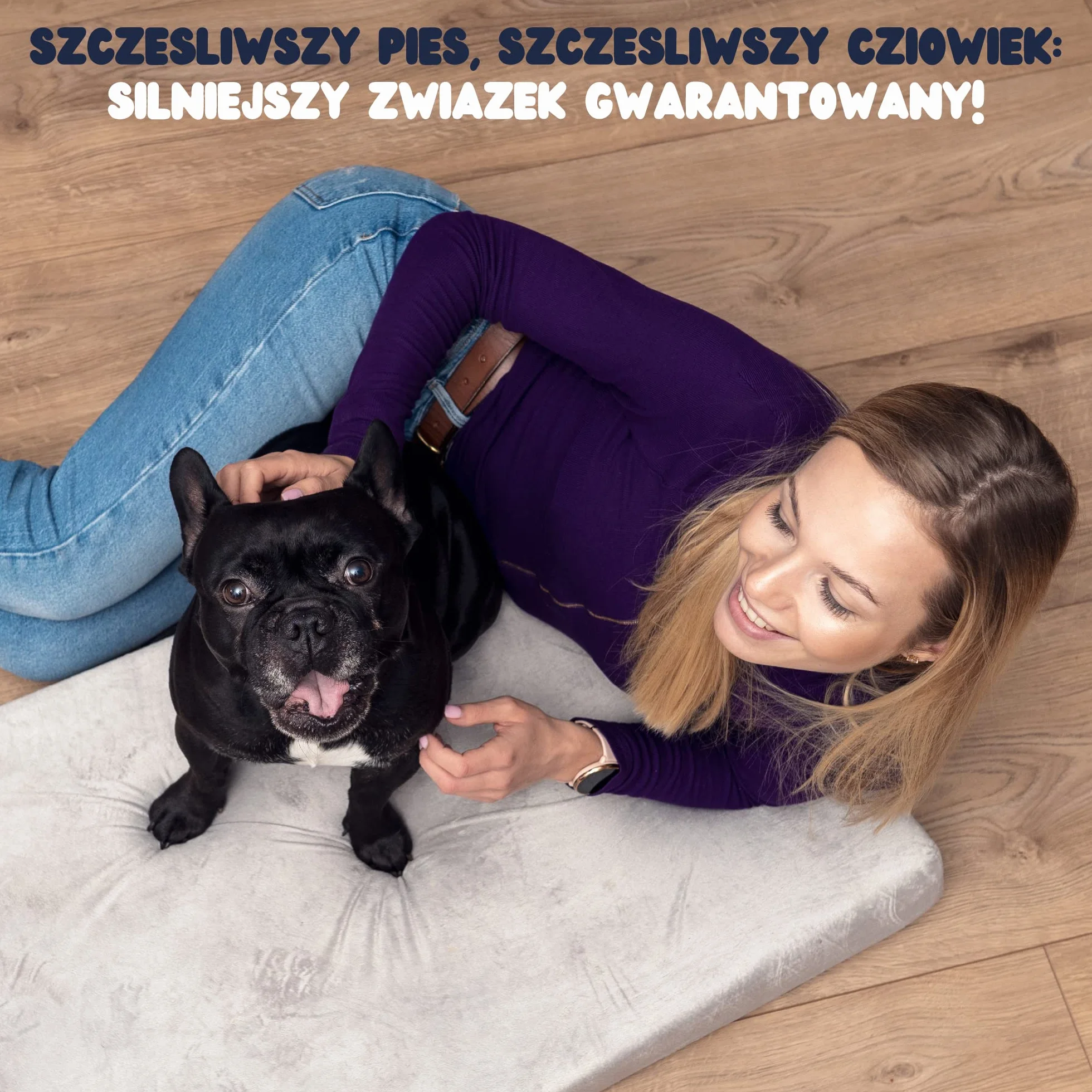 Legowisko dla dużych psów – XL – ortopedyczna poduszka dla psów – zdejmowana poszewka, nadaje się do prania, 110 x 70 x 9 cm
