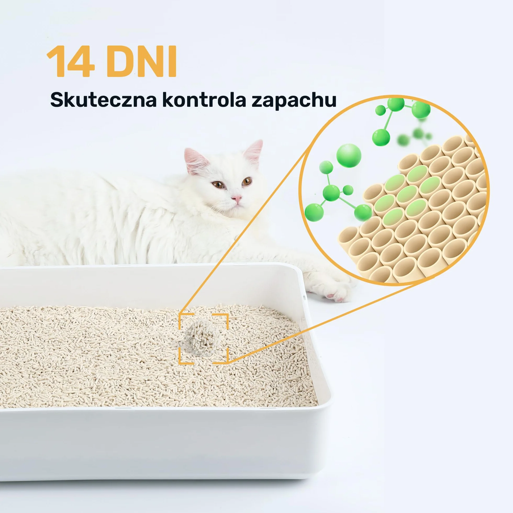 FUKUMARU Tofu żwirek dla kotów, 10,8 kg, mieszany pellet kukurydziany, bezpyłowy i lekko grudkowaty, kontrola zapachu, nadaje się do mycia w zmywarce, niewielkie pozostałości