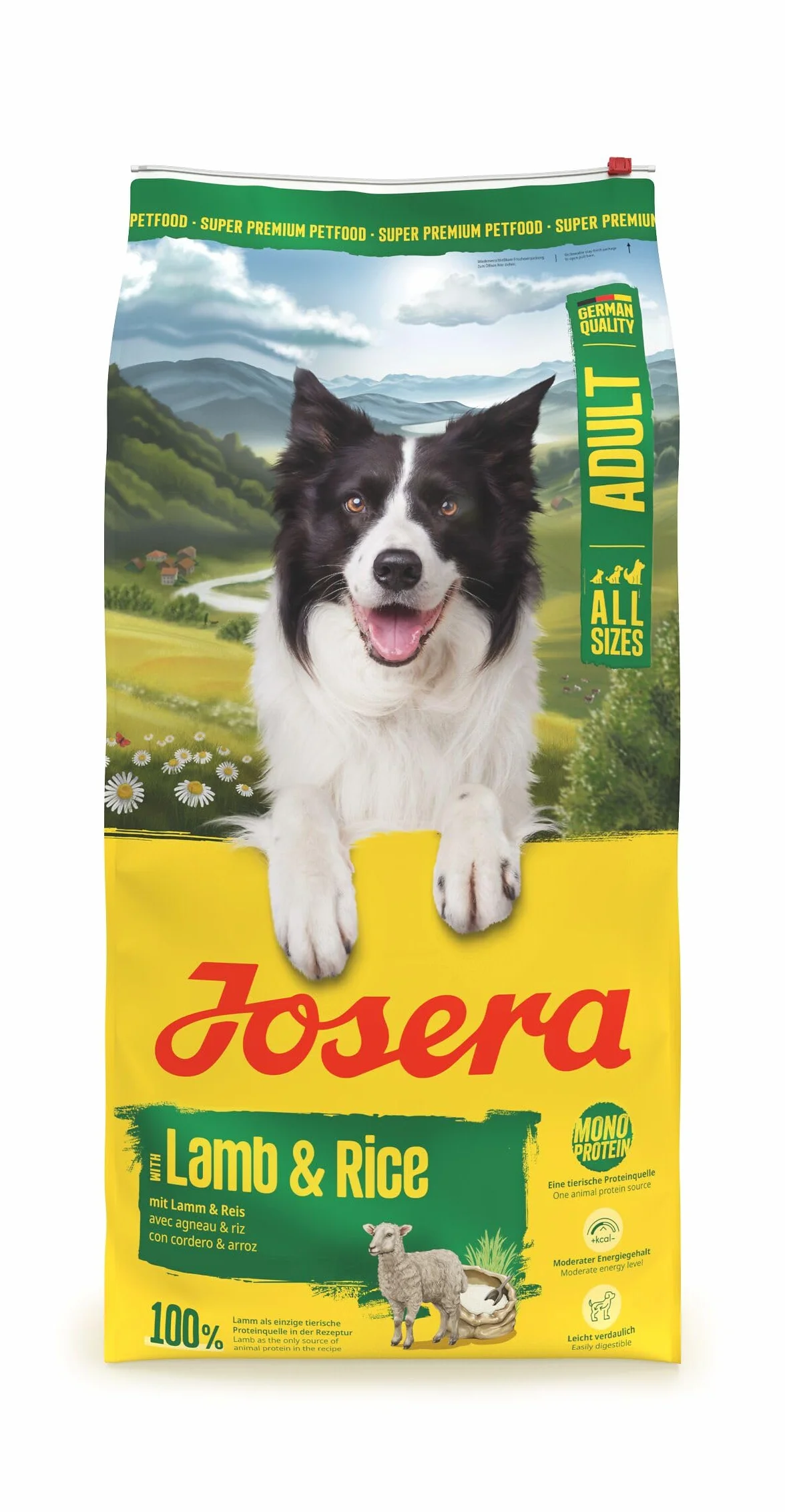 JOSERA Jagnięcina i ryż sucha karma dla dorosłych psów 12,5 kg monoproteina niska zawartość białka