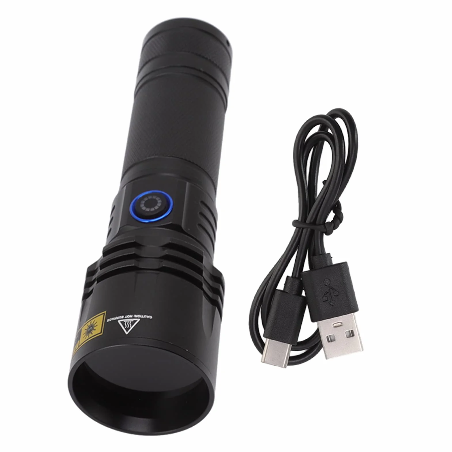 UV Black Light, Latarka UV Akumulator 365nm Black Light Torch 20W Ultrafioletowa USB do NDT Suche Plamy z Moczu Zwierząt, Latarki Ręczne