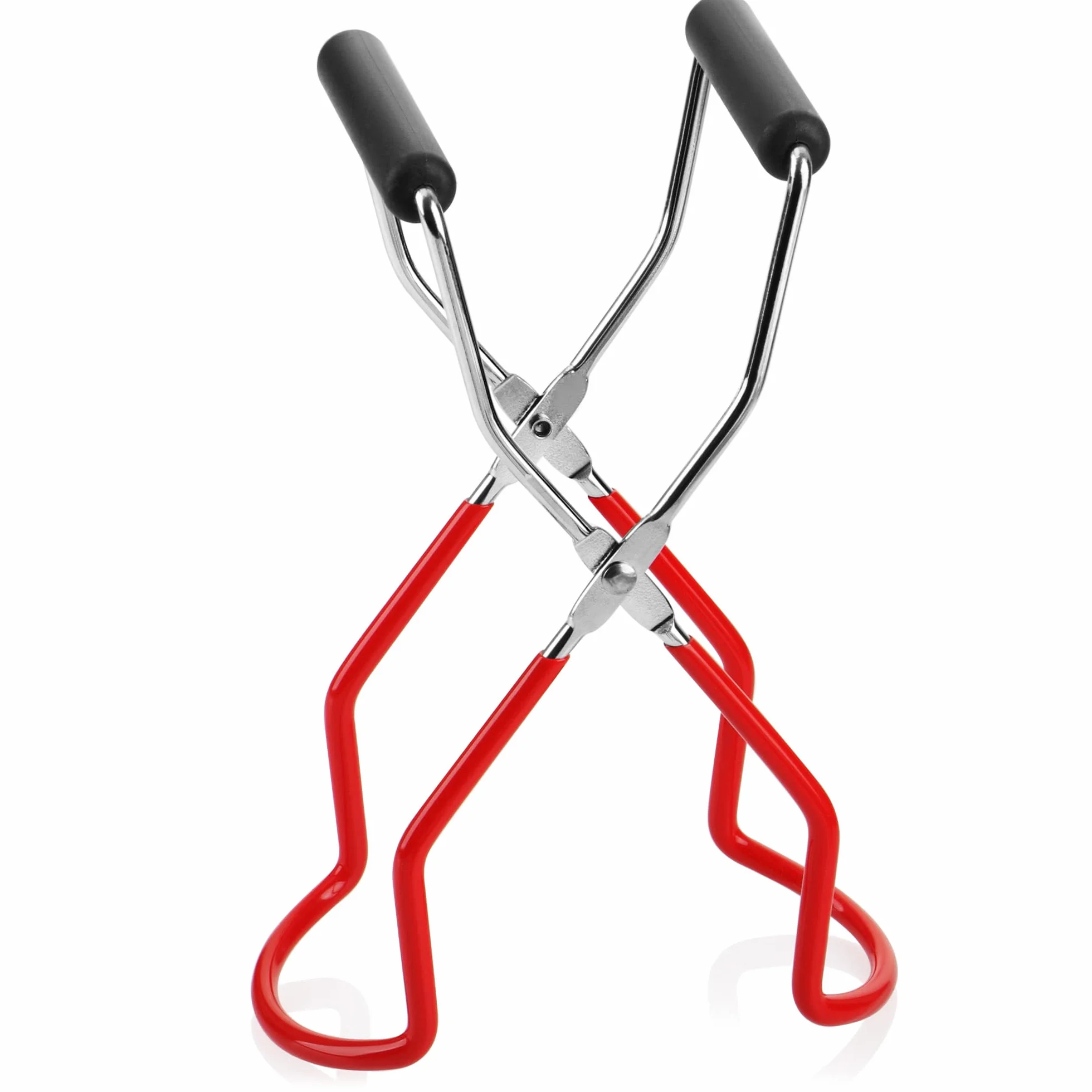 COM-FOUR® Podnosnik do szkla do wekowania na goraco i do wekowania - do sloików dowolnej wielkosci - idealna pomoc podczas wekowania - chromowany (Podnosnik do szkla 23 cm - 01 sztuk)