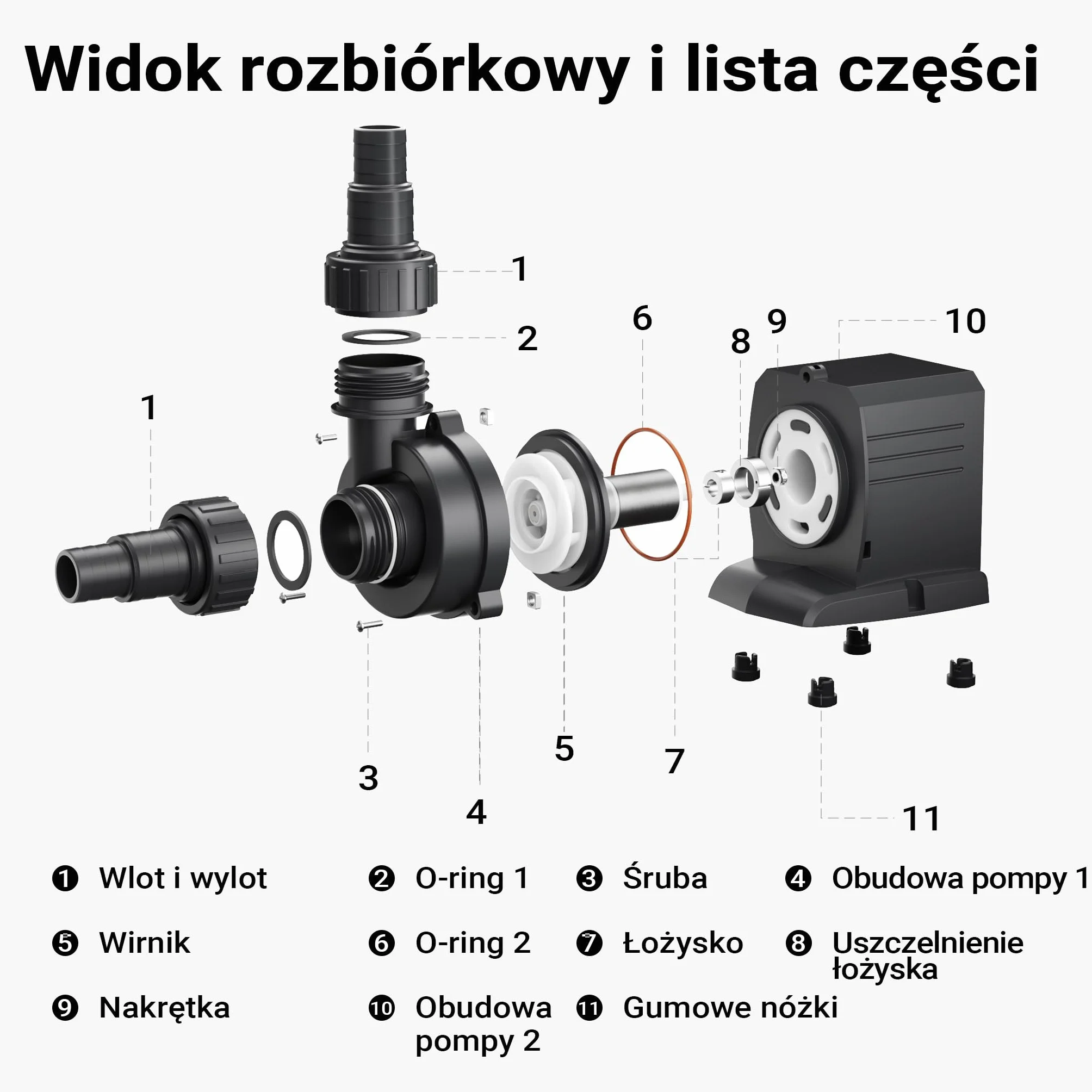 SunSun Pompa basenowa 12000 l/h, 100 W, efektywna pompa filtrująca i cyrkulacyjna do basenu, energooszczędna pompa wodna CPP-12000