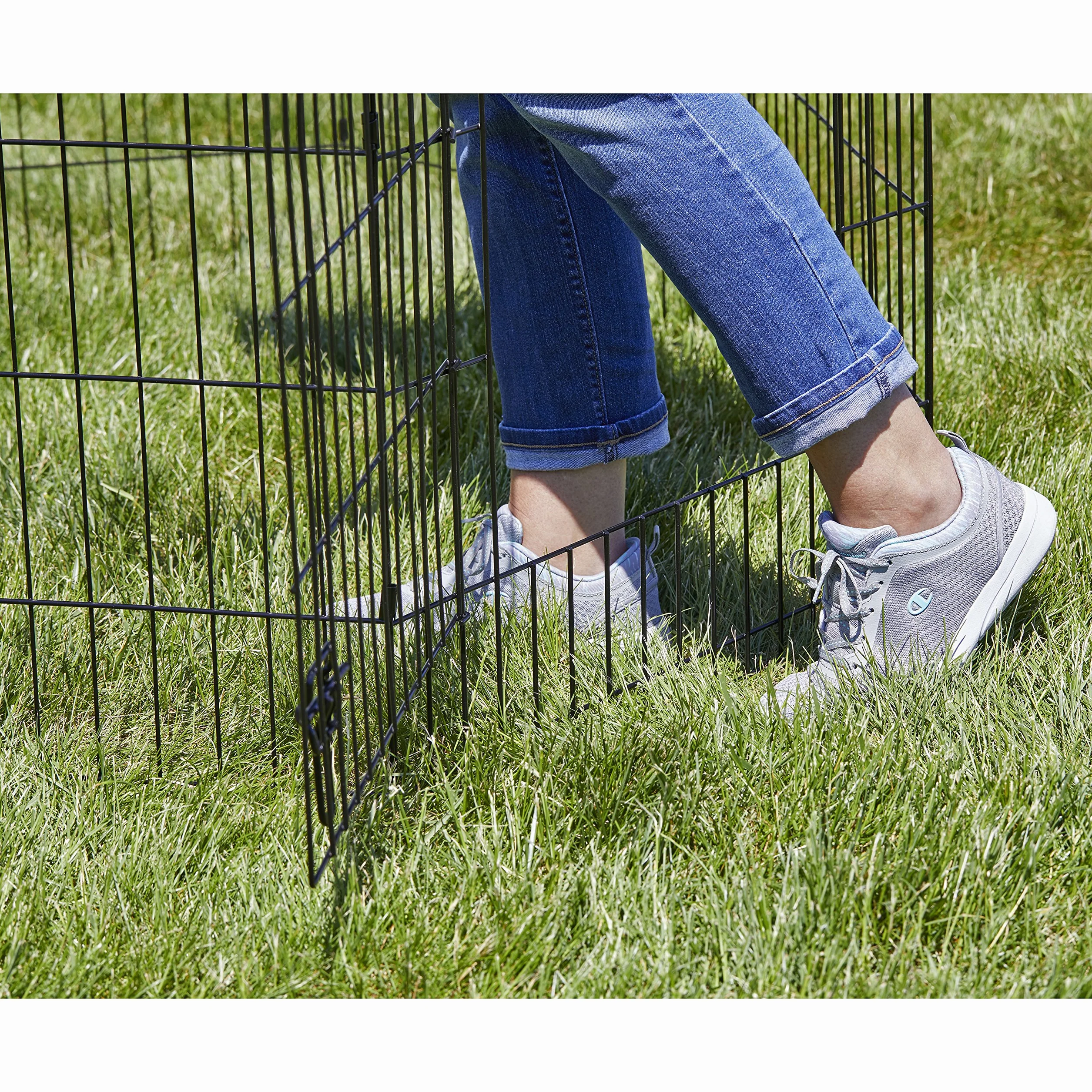MidWest Homes for Pets kojec dla psów 60,96 cm x 60,96 cm czarny E-Coated 550-24DR
