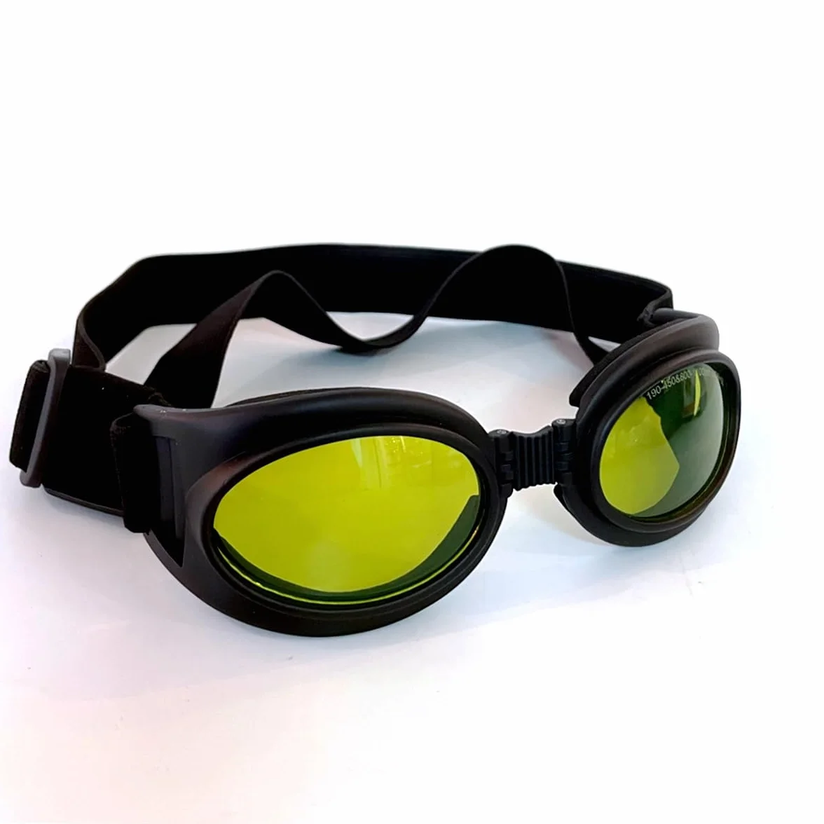 Okulary ochronne laserowe dla psów 1064 nm Gogle 190-450nm i 800-1100nm UV400 (rozmiar XL) dla zwierząt domowych 25-35 kg