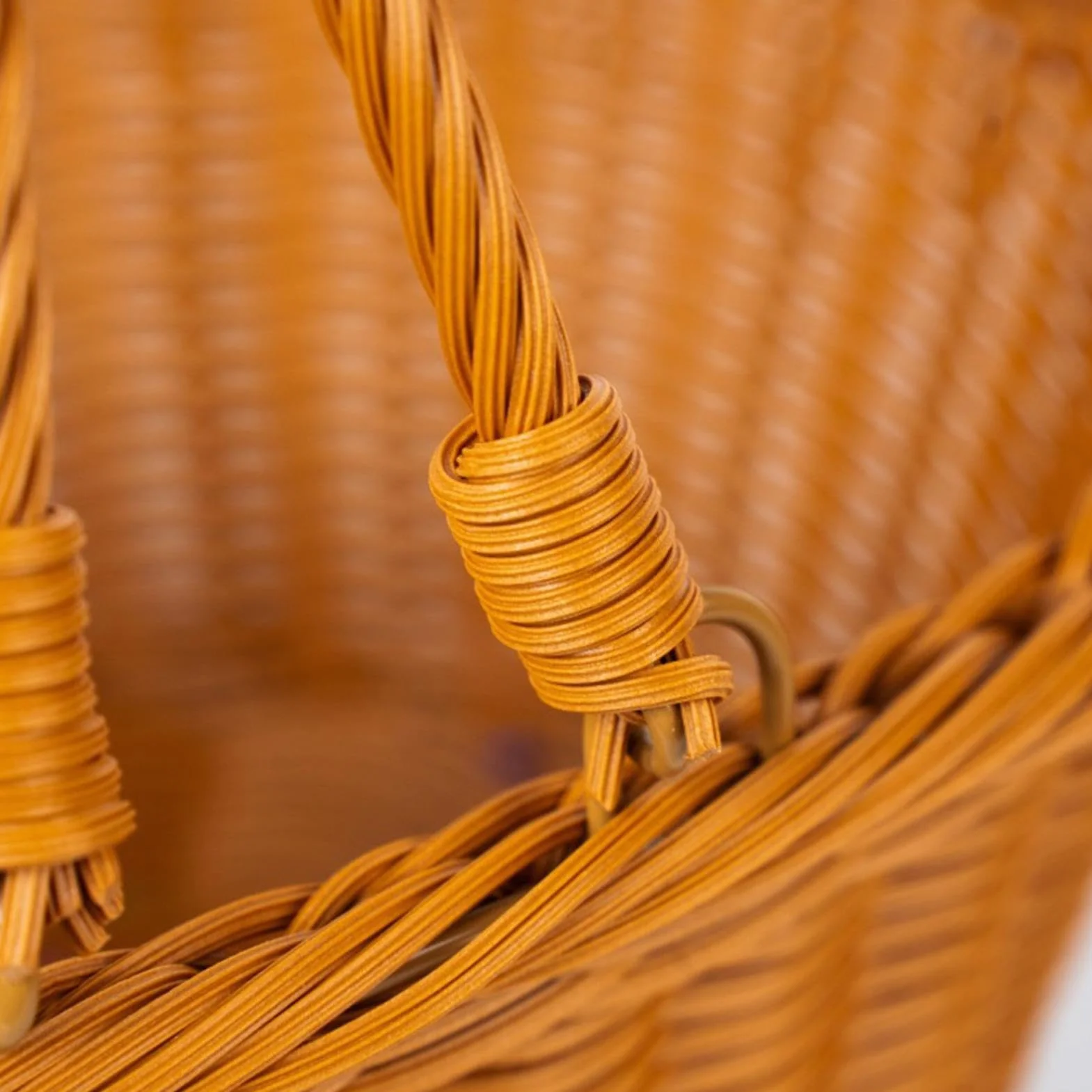 Kosz Piknikowy Do Zakupów Zbieranie owoców i przenoszenie jedzenia | Pusty koszyk na chleb Na kemping, wakacje, zakupy, do ogrodu, do podwórka, do parku, na trawnik, do domu i mieszkania