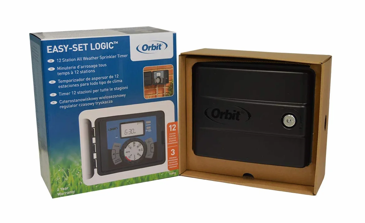 Orbit 94892 Easy-Set Logic – 12 stacji, automatyczny zraszacz czasowy